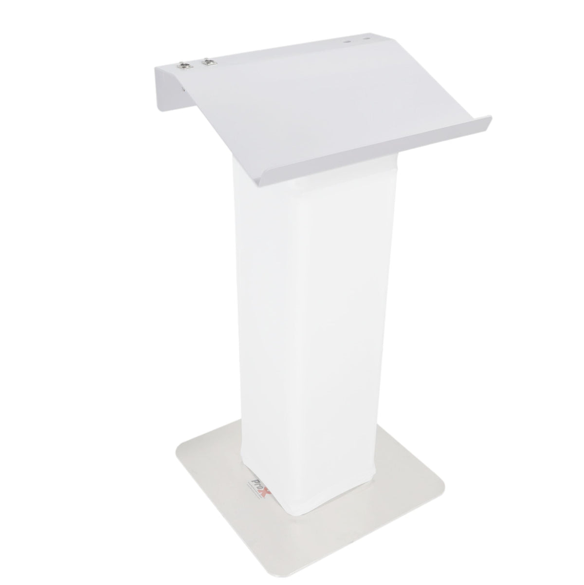 ProX Truss Lectern 24" White Finish Aluminum Fits F34 w/ 4x Punched for D-Series Connectors.