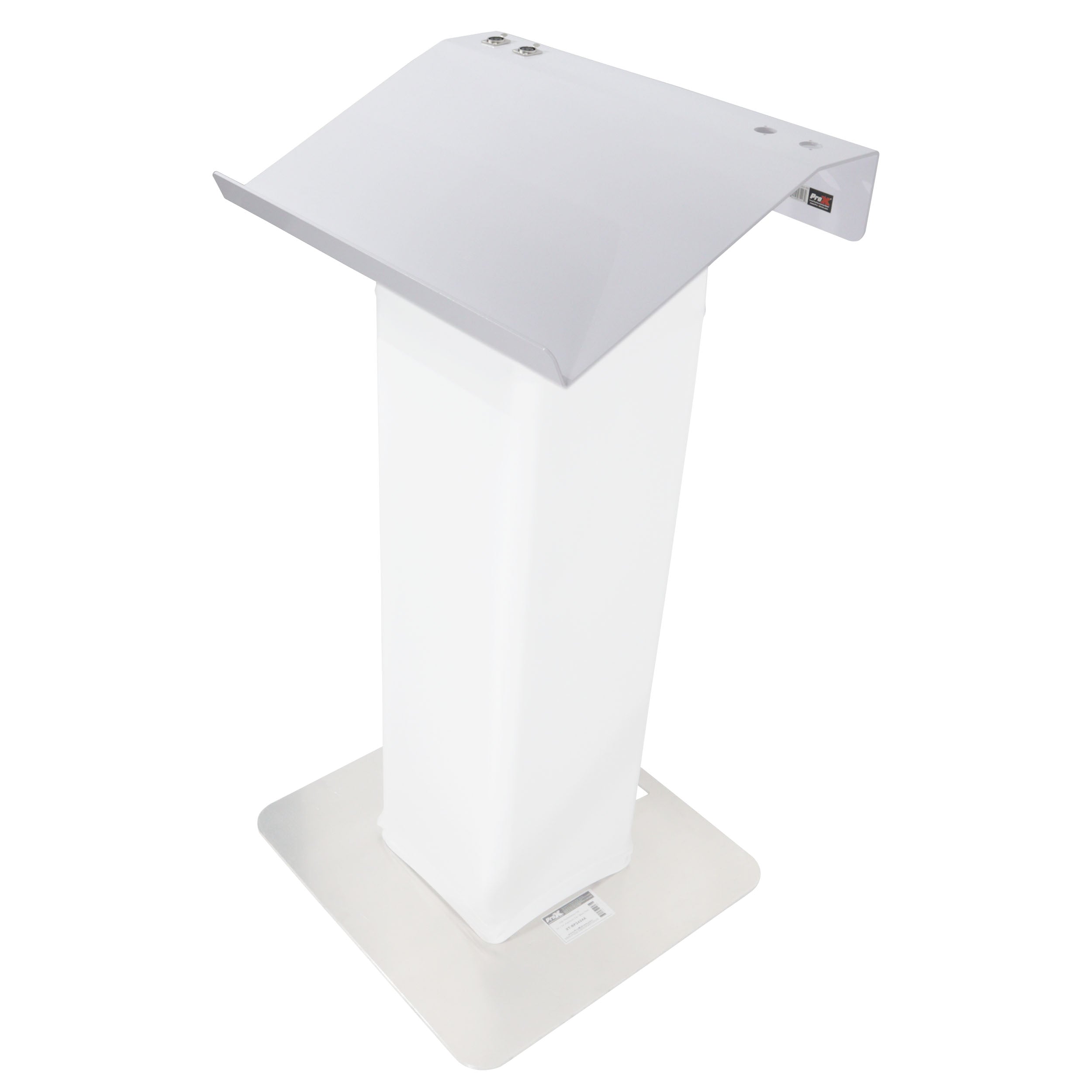 ProX Truss Lectern 24" White Finish Aluminum Fits F34 w/ 4x Punched for D-Series Connectors