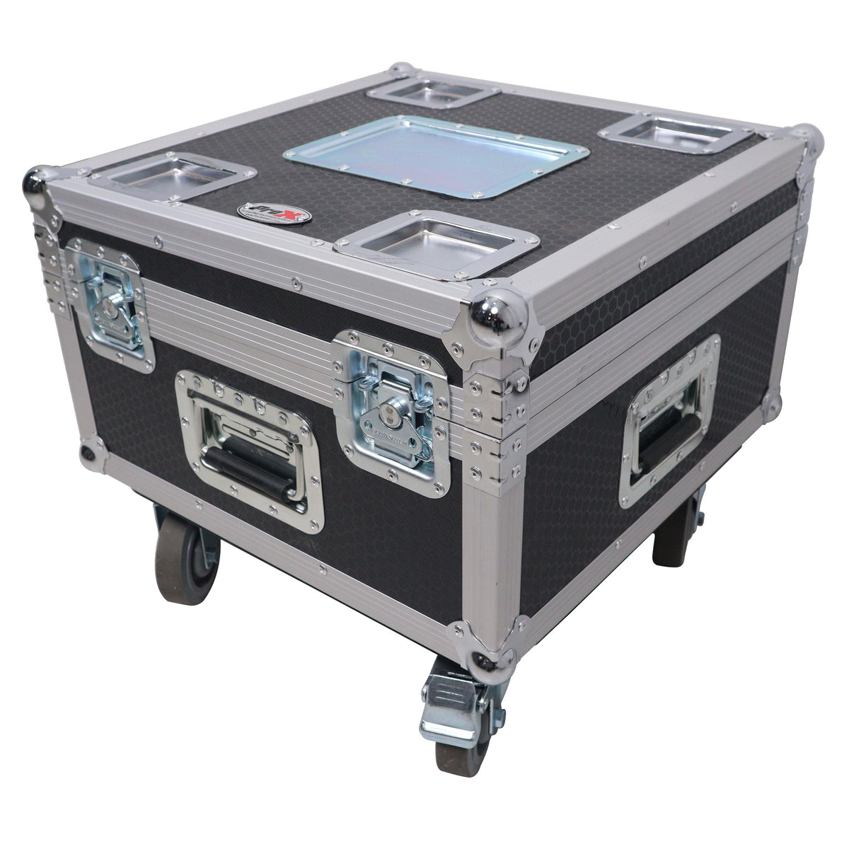 ProX Set of Two 2-Ton 30' Ft. Manual Chain Hoist with ATA Flight Style Road Case for stage truss roof system and line array speakers.