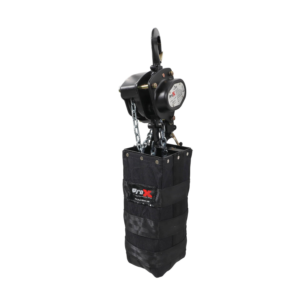 ProX Pair of 1 Ton Manual Chain Hoist with 30 Ft (9 M) Chain for Stage Truss roof system and line array speakers.