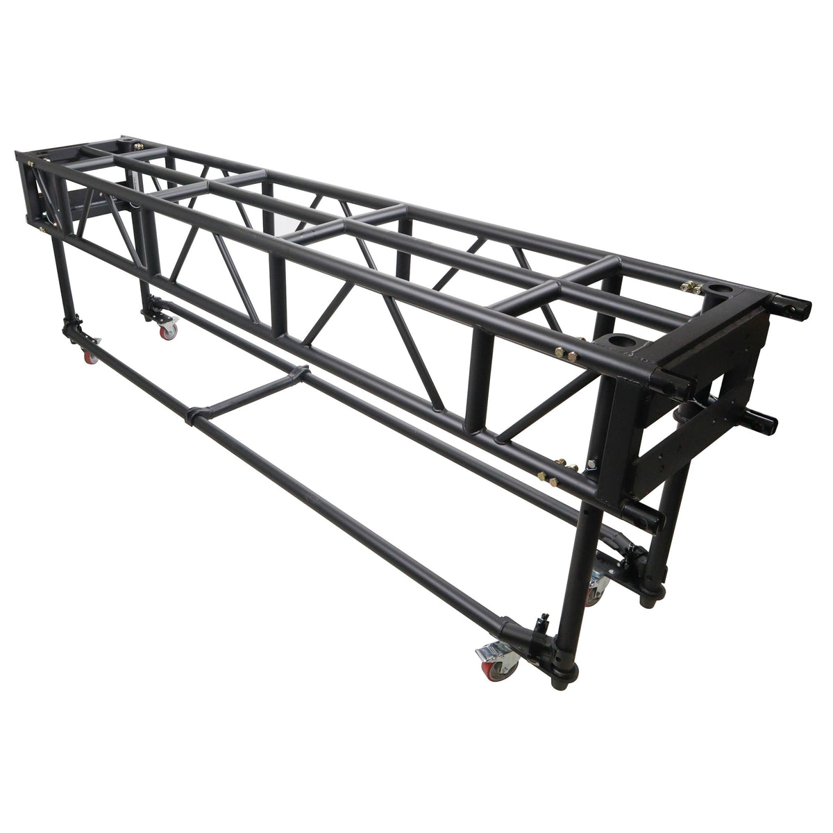ProX 10' FT Pre-Rig Truss Segment with Removable Rolling Base System BLACK.