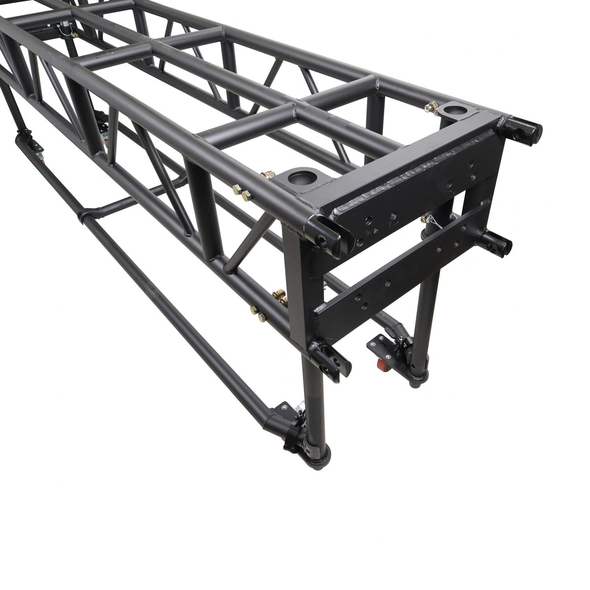 ProX 10' FT Pre-Rig Truss Segment with Removable Rolling Base System BLACK.