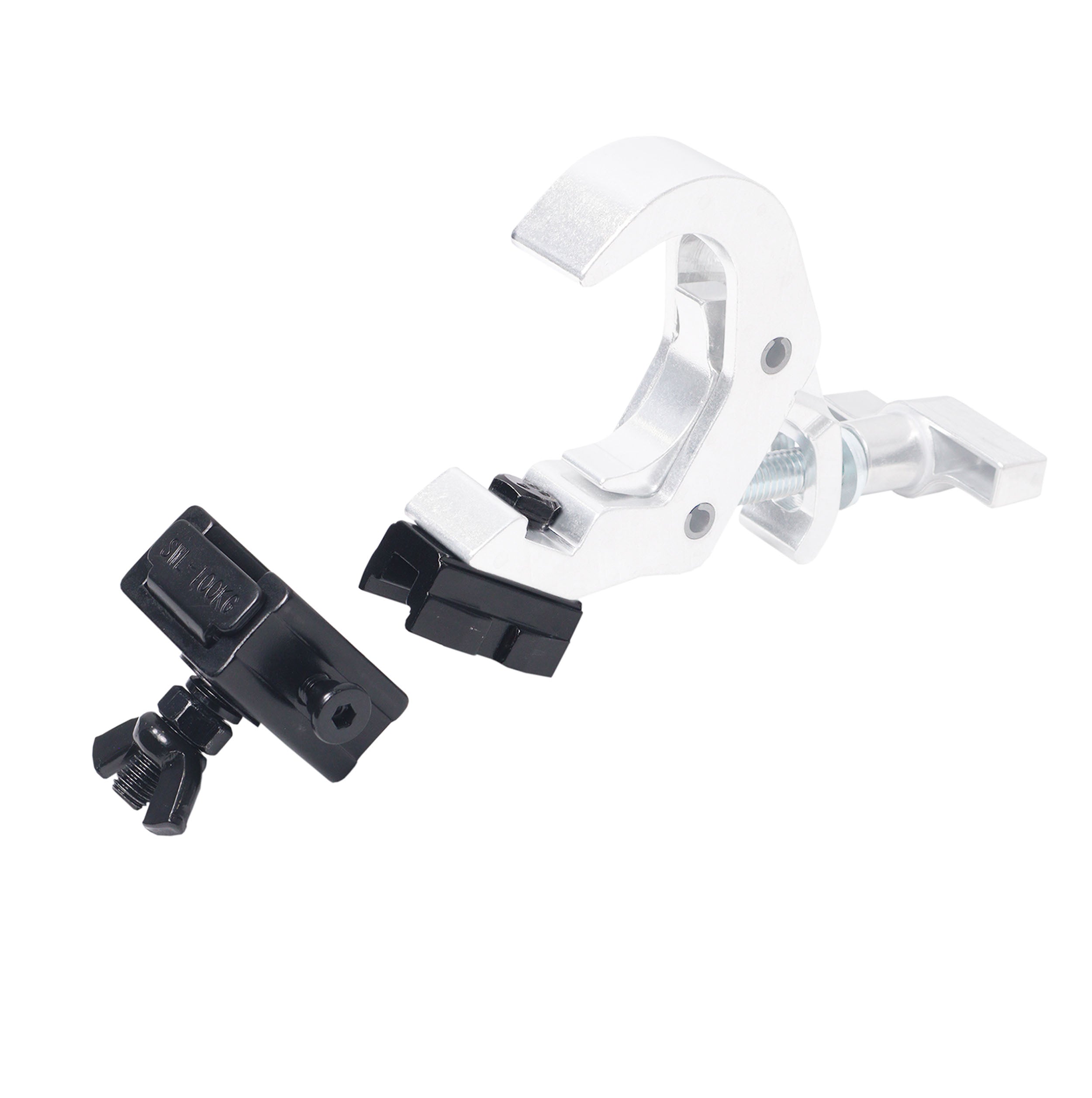 ProX Set of 4 Quick Release Sliding Truss Clamp Mounting Adapters ideal for Fastening Moving Heads