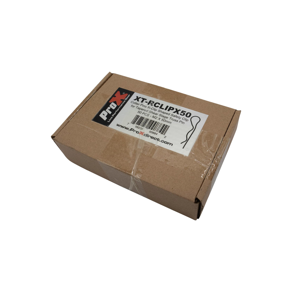 ProX Pack of 50 R Clip for Safety Pins for Conical Truss Safety Pins.