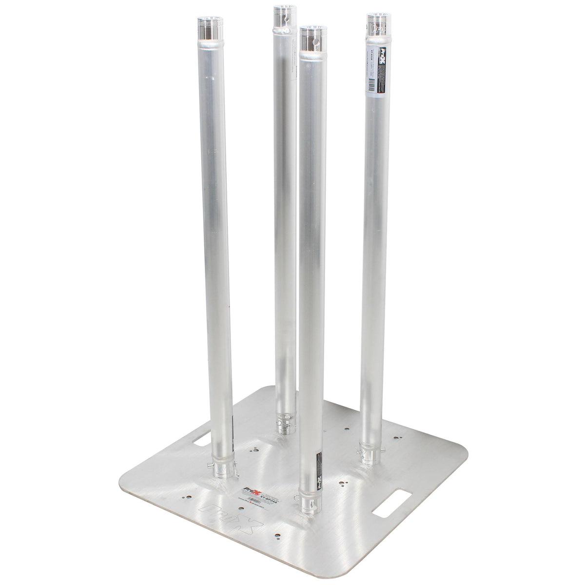 ProX SET OF 2 3.28 FT Totem Package Includes a 12in Top Plate, 24in Base Plate and Four 1M F31 Tubes W-White Scrim Cover.