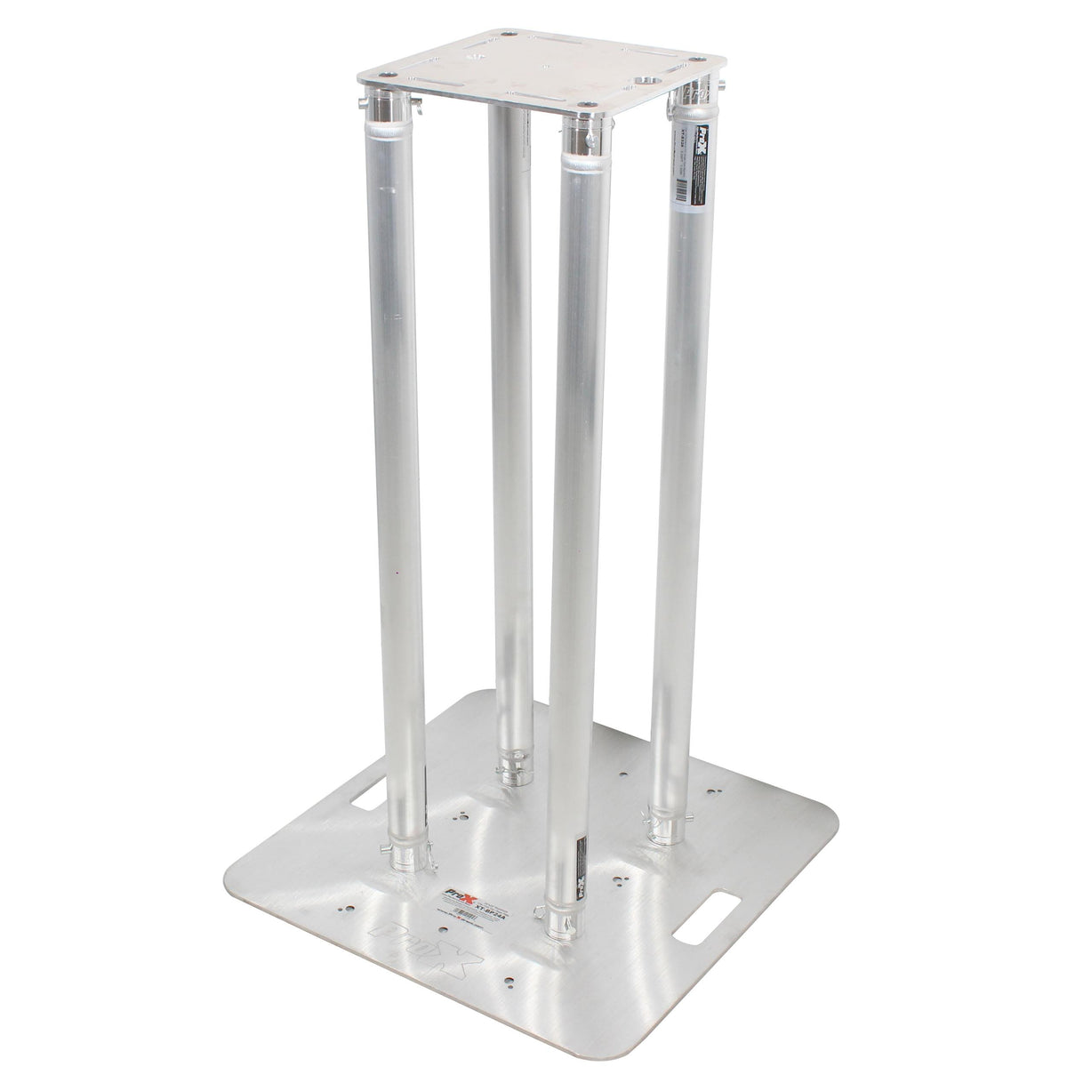 ProX SET OF 2 3.28 FT Totem Package Includes a 12in Top Plate, 24in Base Plate and Four 1M F31 Tubes W-White Scrim Cover.