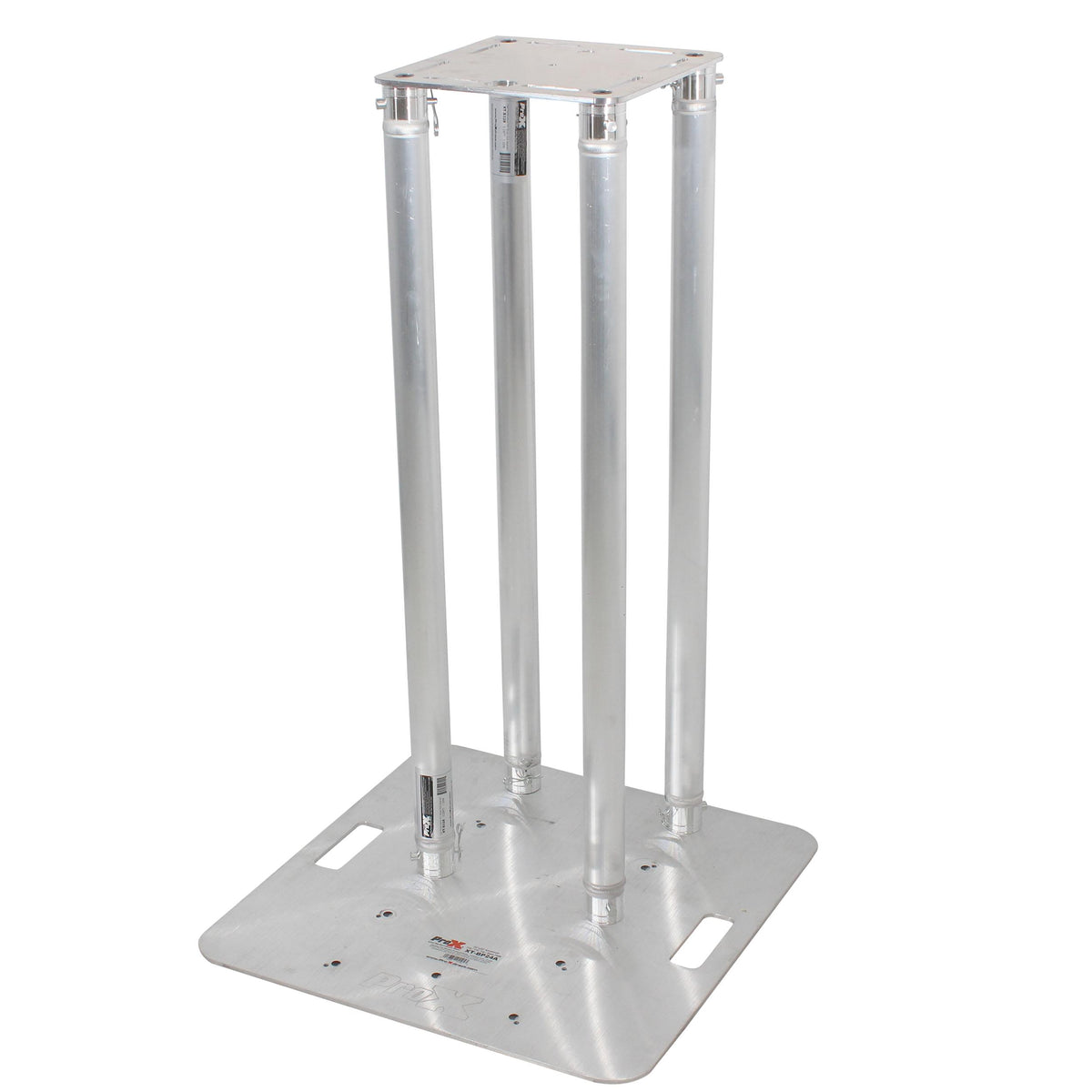 ProX SET OF 2 3.28 FT Totem Package Includes a 12in Top Plate, 24in Base Plate and Four 1M F31 Tubes W-White Scrim Cover.