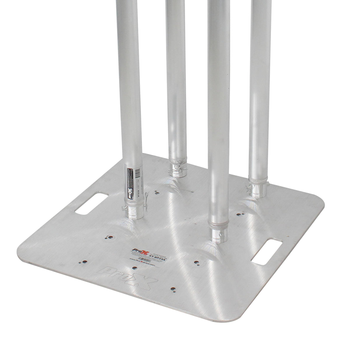 ProX SET OF 2 3.28 FT Totem Package Includes a 12in Top Plate, 24in Base Plate and Four 1M F31 Tubes W-White Scrim Cover.