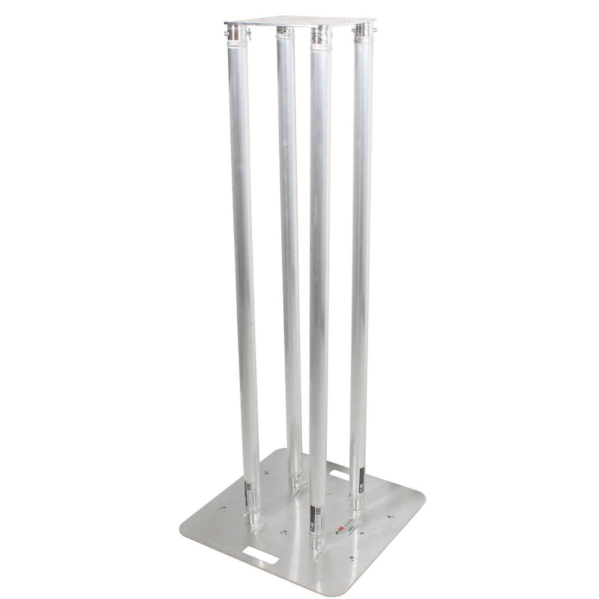 ProX Set of 2 4.92ft Totem Package Includes a 12in Top Plate, 24in Base Plate and Four 1.5m F31 Tubes W-White Scrim Cover.
