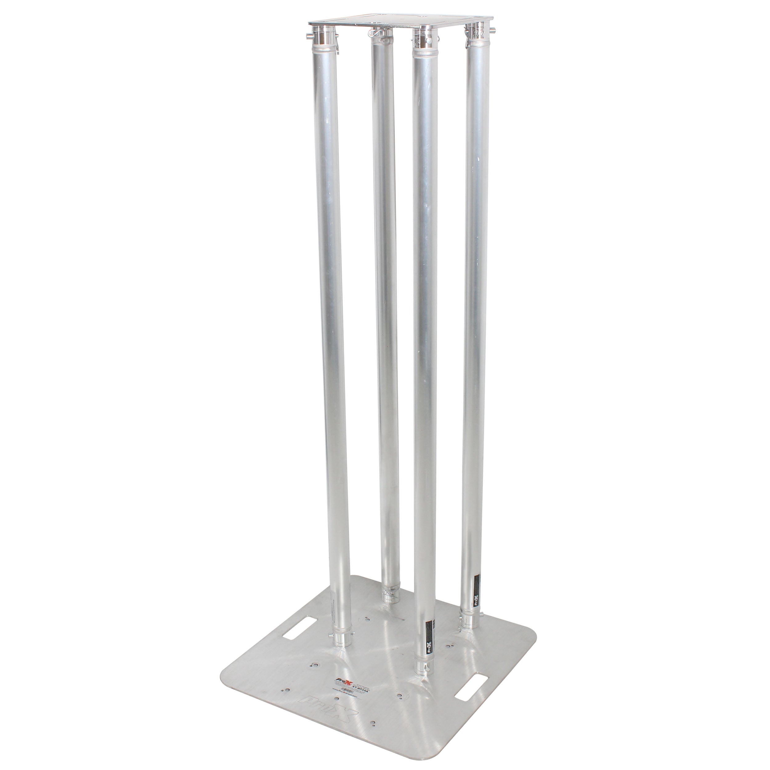 ProX Set of 2 4.92ft Totem Package Includes a 12in Top Plate, 24in Base Plate and Four 1.5m F31 Tubes W-White Scrim Cover