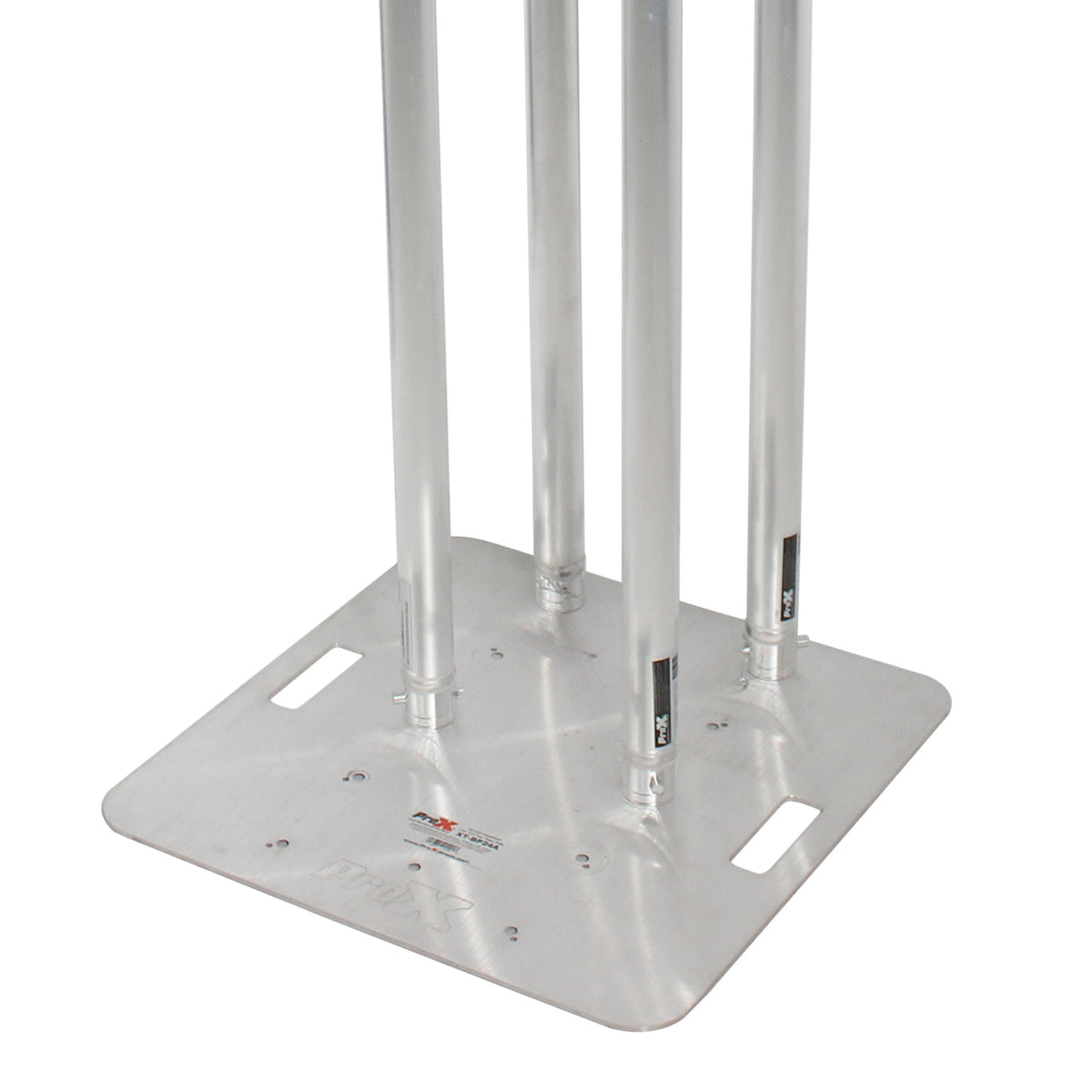 ProX Set of 2 4.92ft Totem Package Includes a 12in Top Plate, 24in Base Plate and Four 1.5m F31 Tubes W-White Scrim Cover.