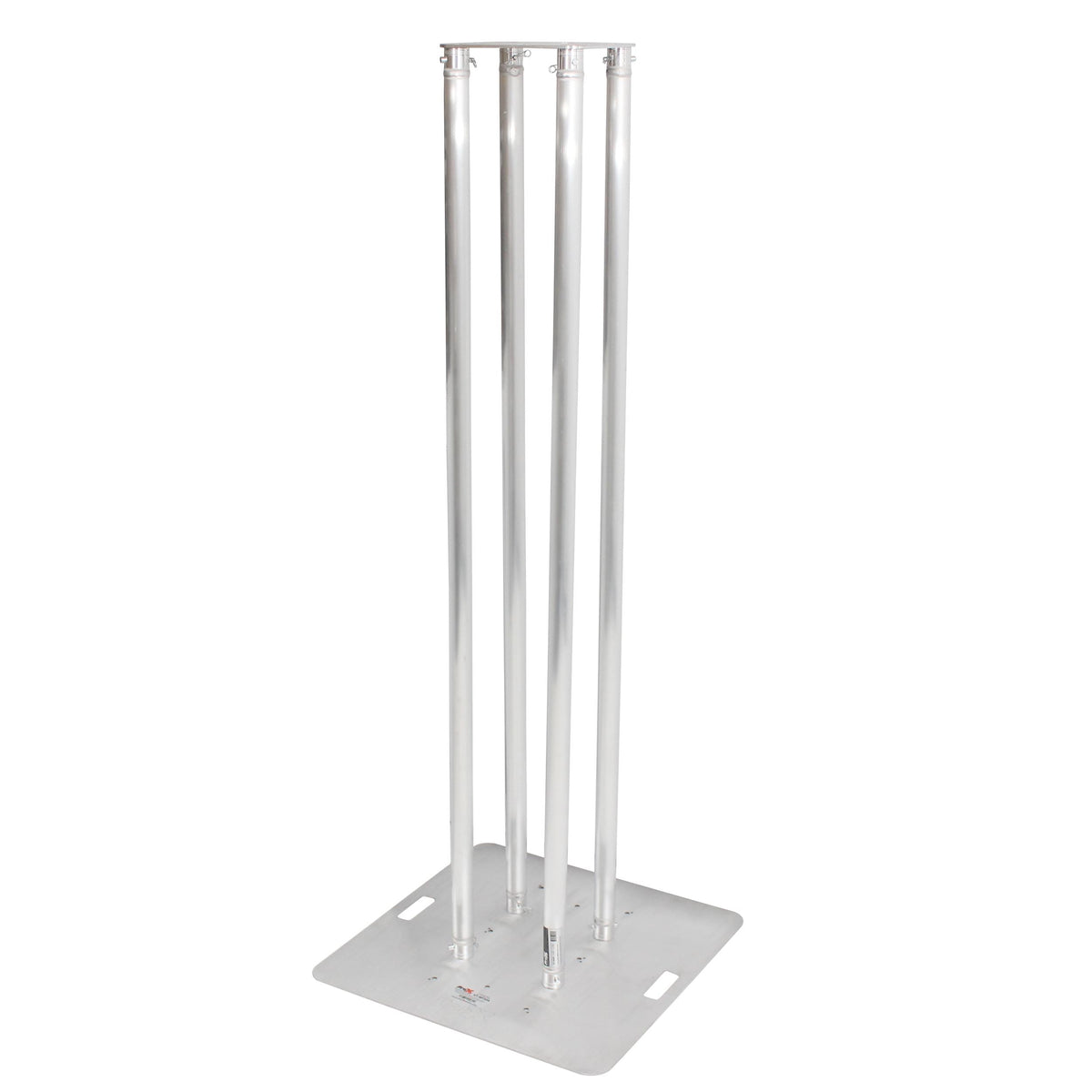 ProX Set of 2 6.56ft Totem Package Includes a 12in Top Plate, 24in Base Plate and Four 2m F31 Tubes W-White Scrim Cover.