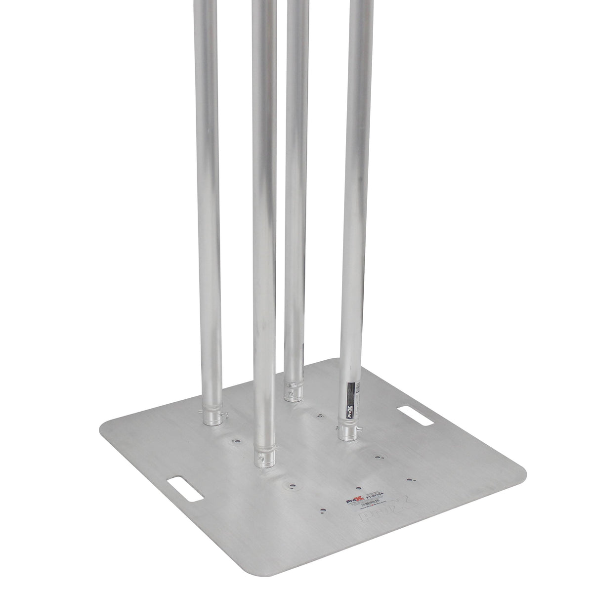ProX Set of 2 6.56ft Totem Package Includes a 12in Top Plate, 24in Base Plate and Four 2m F31 Tubes W-White Scrim Cover.