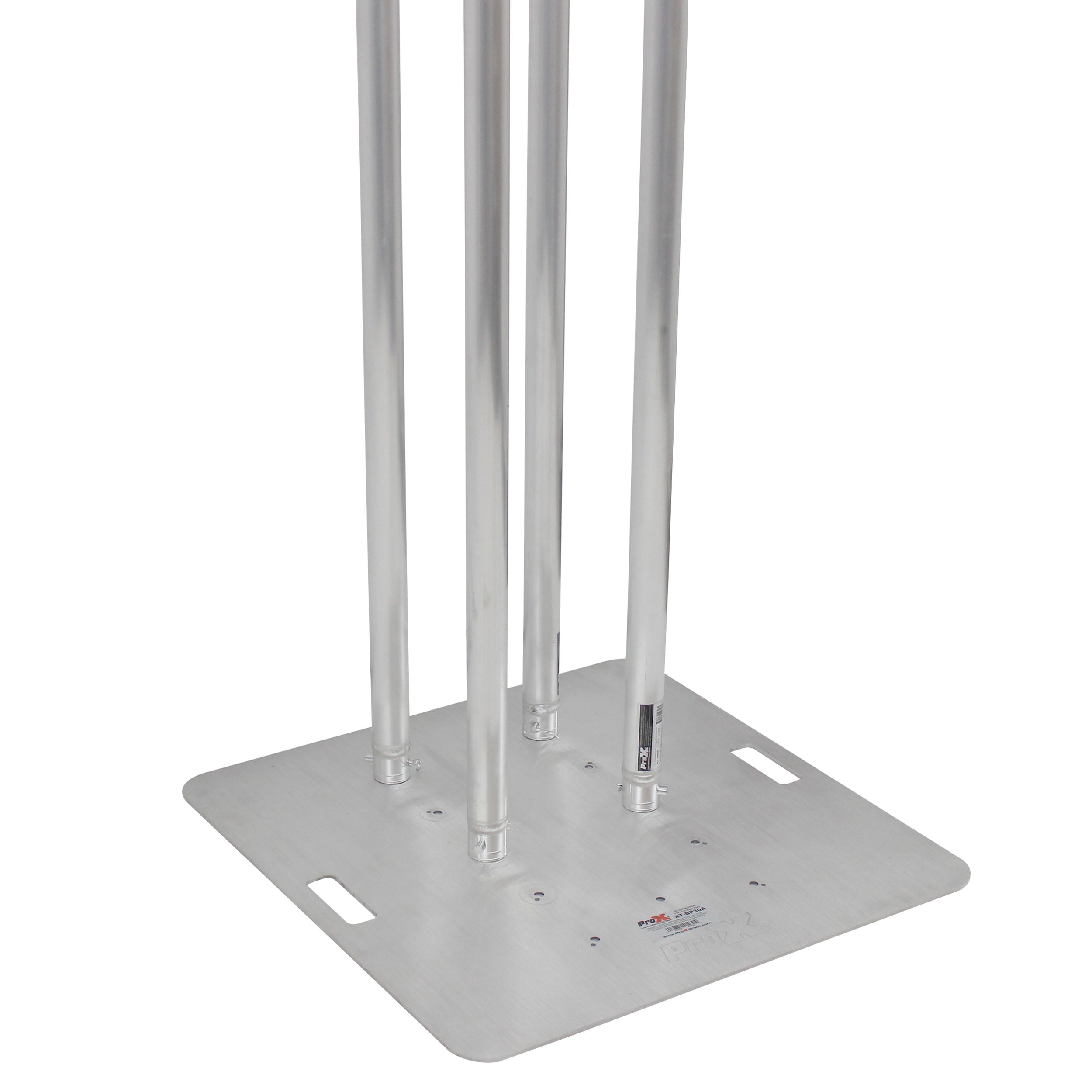 ProX Set of 2 8.20ft Totem Package Includes a 12in Top Plate, 30in Base Plate and Four 2.5m F31 Tubes W-White Scrim Cover
