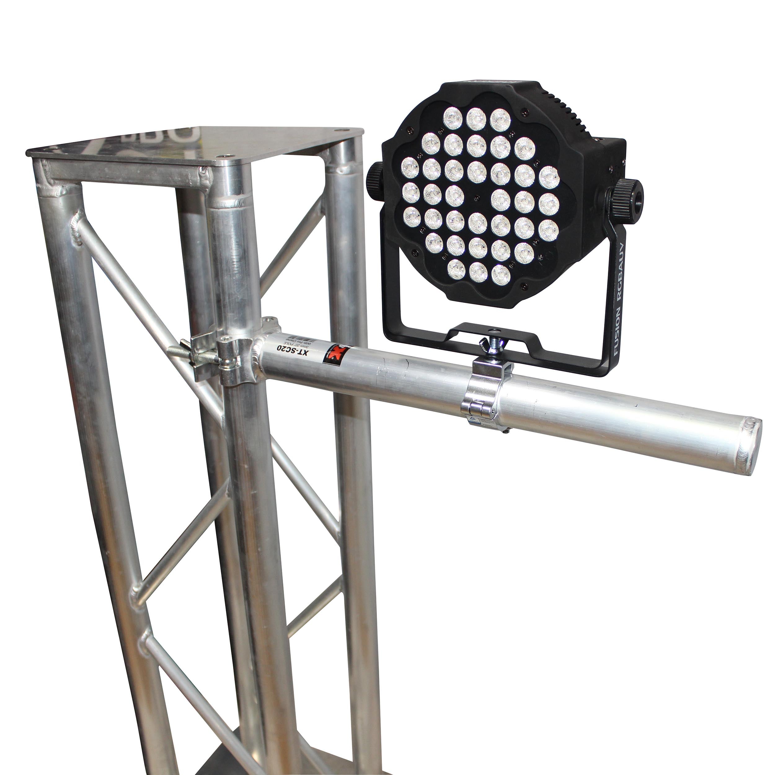 ProX 20 inch Extension Pole with Singe Pro Clamp ideal for most Stage Lighting Fixtures.