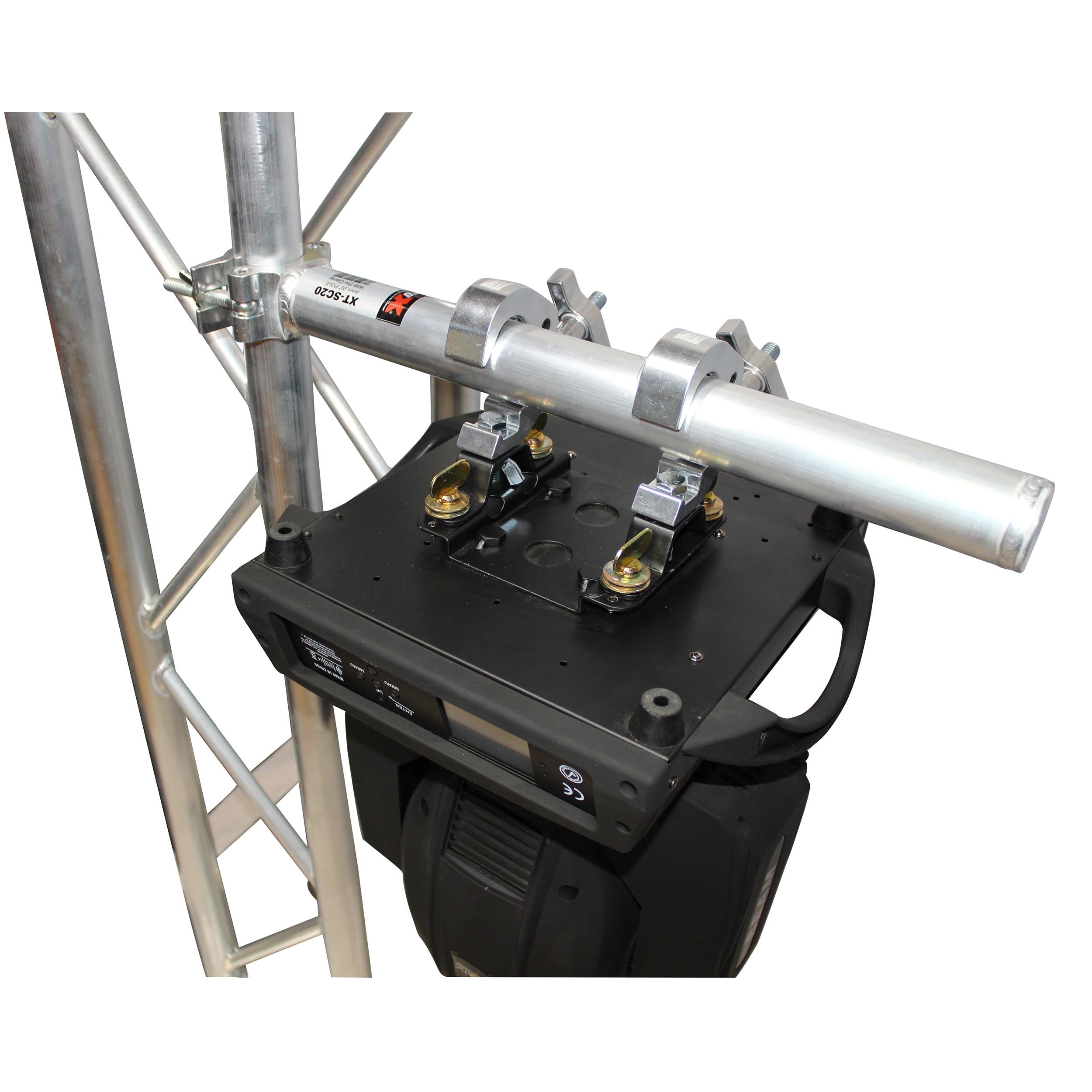 ProX 20 inch Extension Pole with Singe Pro Clamp ideal for most Stage Lighting Fixtures.