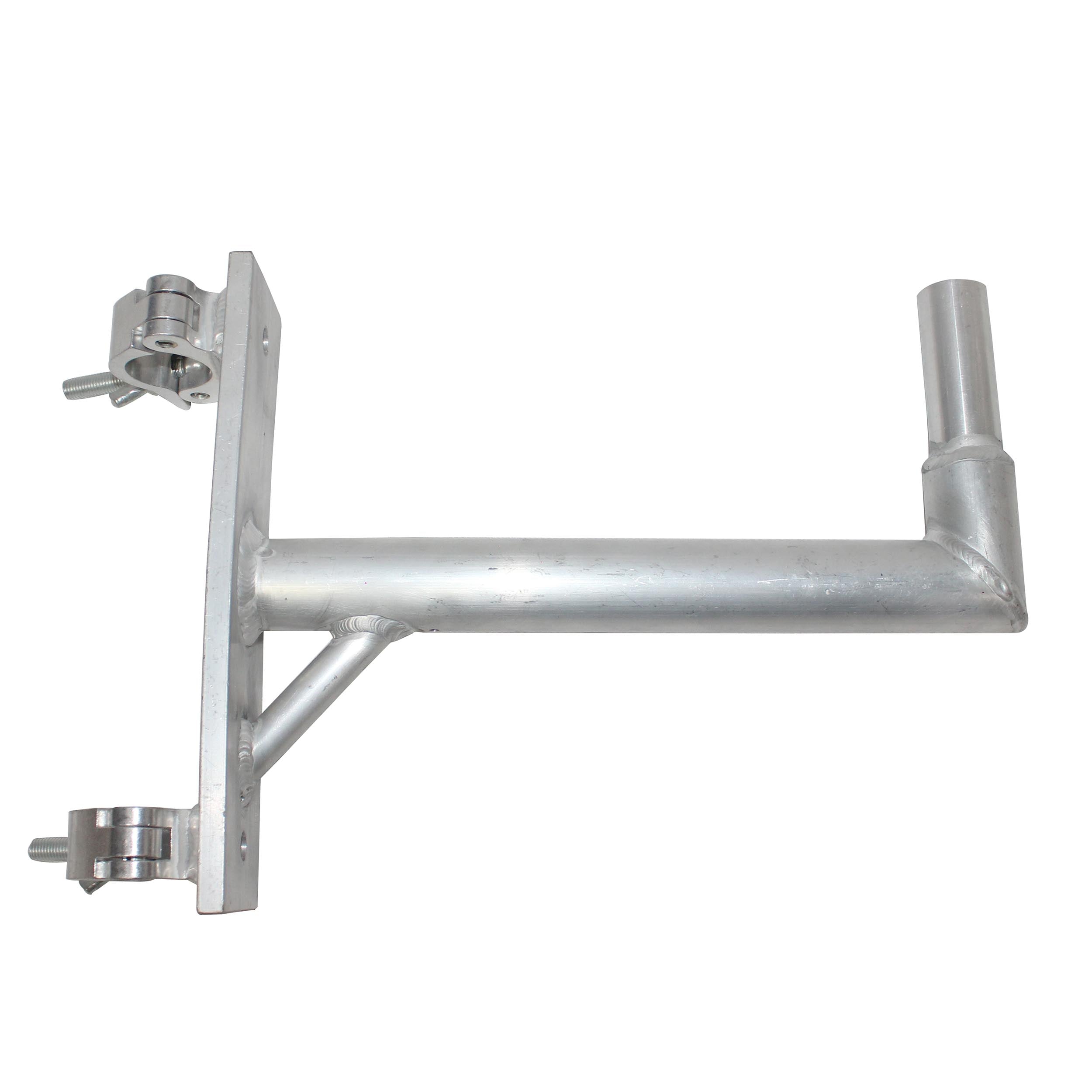 ProX 14" Speaker Mounting Pole Extension with Dual 2" Truss Clamps for F31 F32 F34 Truss – 220 lbs Load Capacity