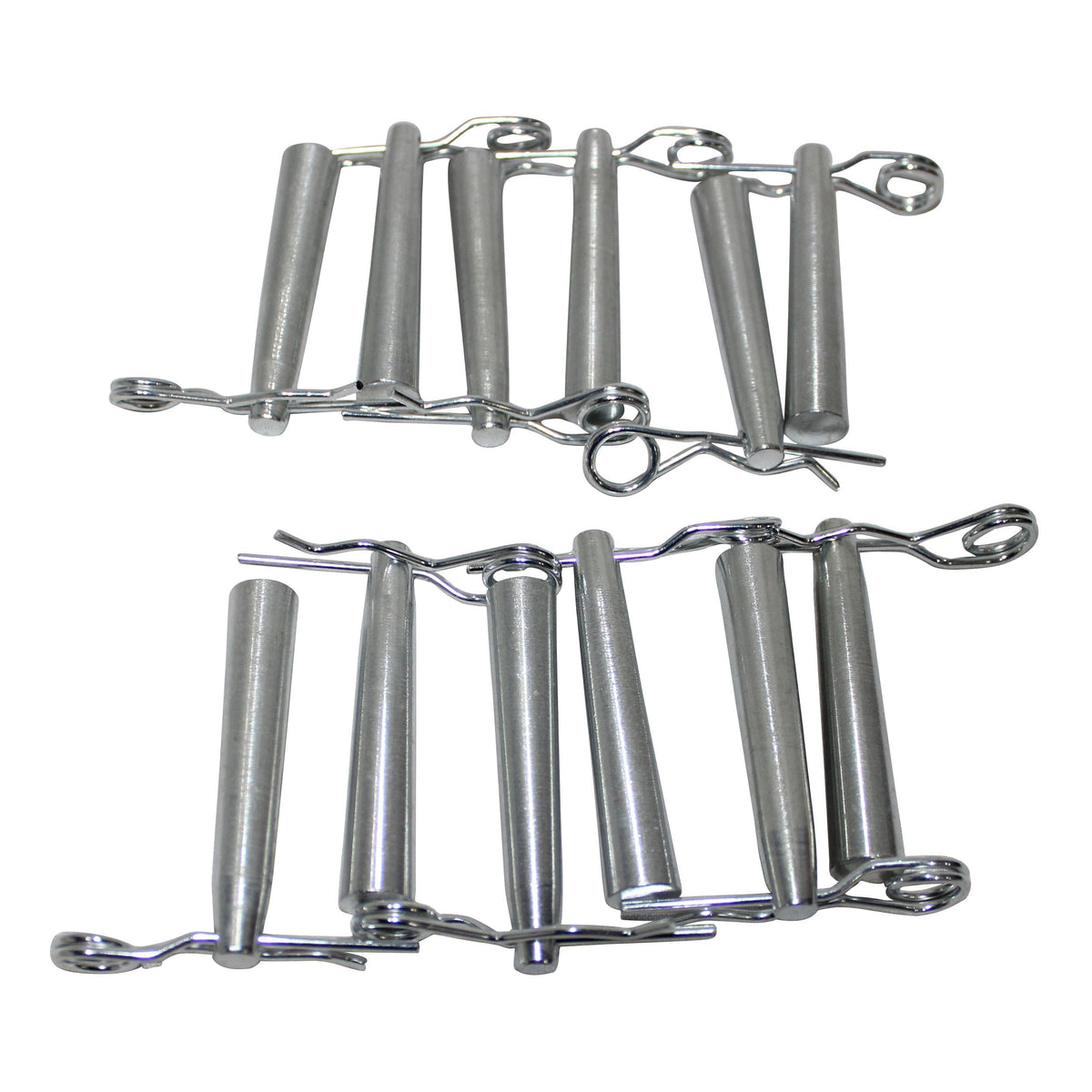 ProX Pack of 12 Safety Pins and R-Clip Connector Sets for connical truss F31 F32 F33 F34.