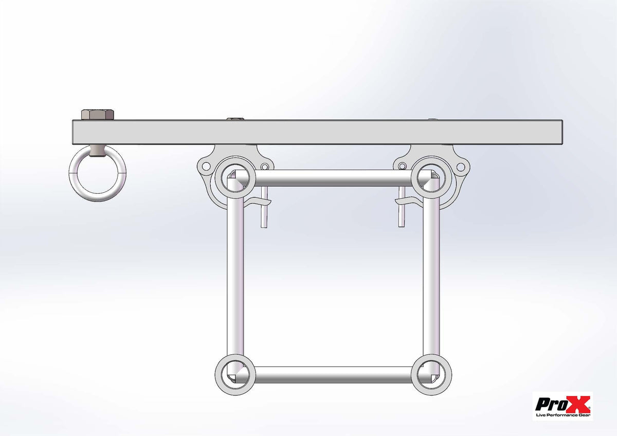 ProX Top Panel Top Pick Pro Point for Video Wall Truss Hanging Bracket Adjustable F34-44 / 12-16" Truss.