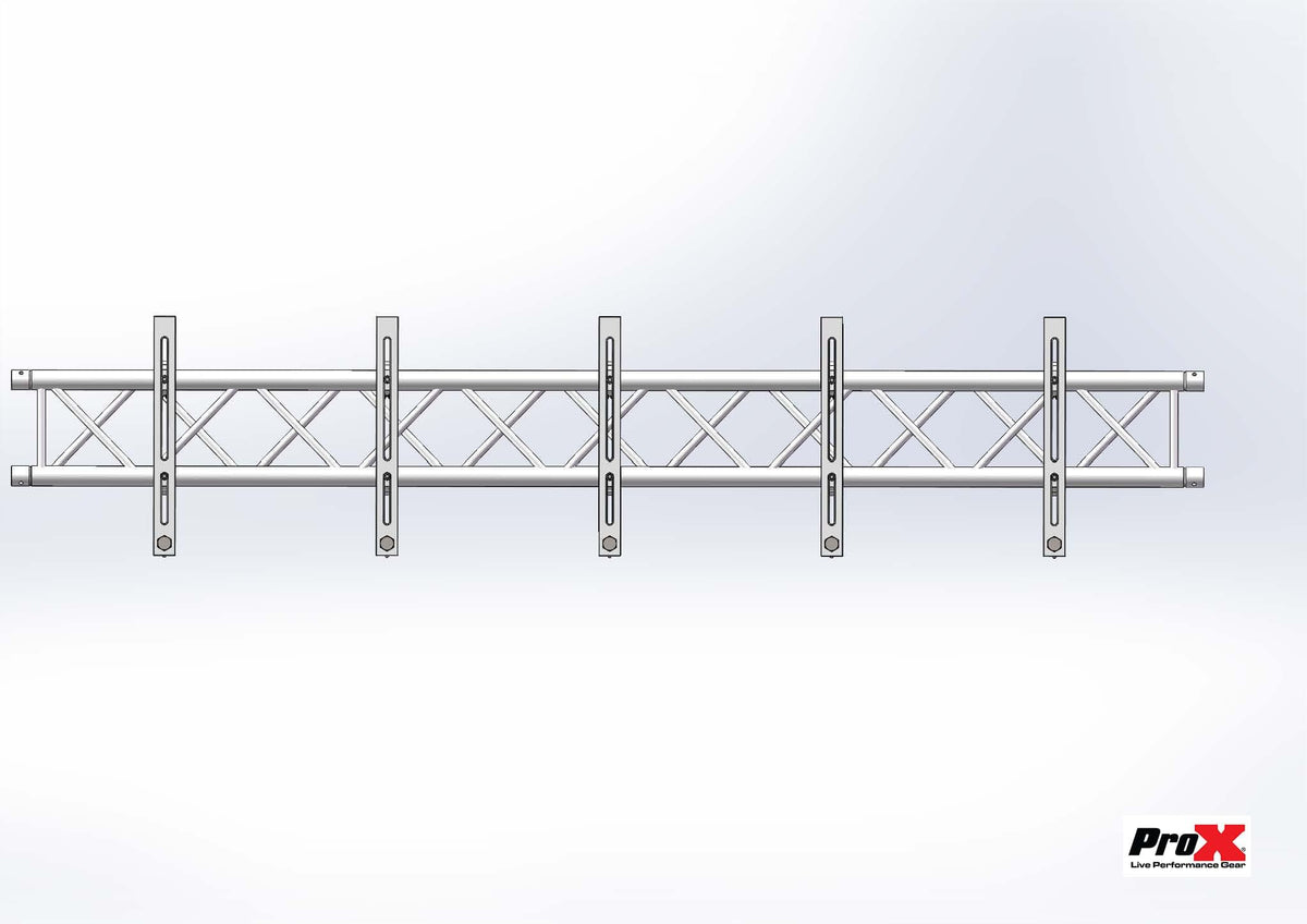 ProX Top Panel Top Pick Pro Point for Video Wall Truss Hanging Bracket Adjustable F34-44 / 12-16" Truss.