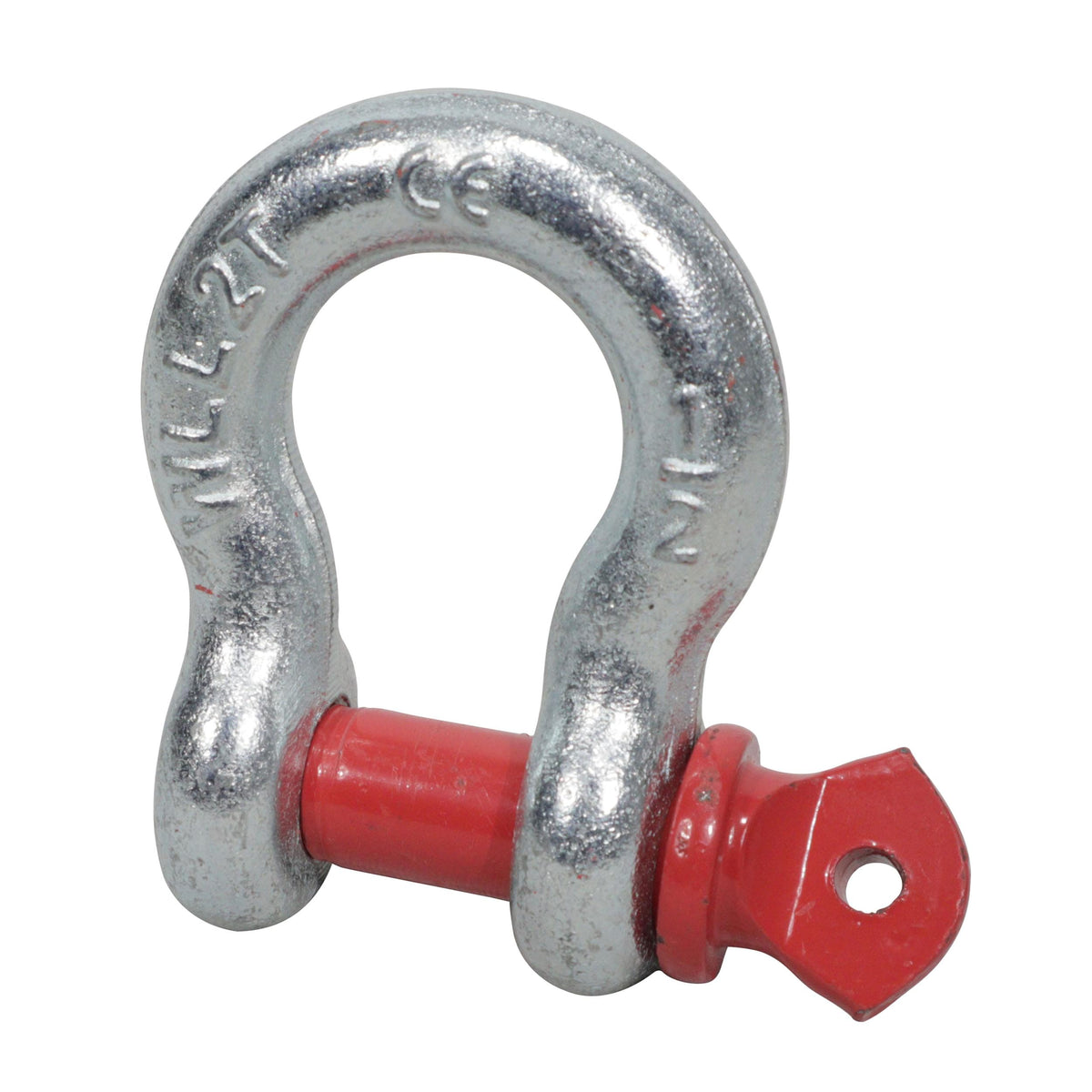 ProX 2 Ton 1/2" Galvanized Screw Pin Anchor U Shackle.