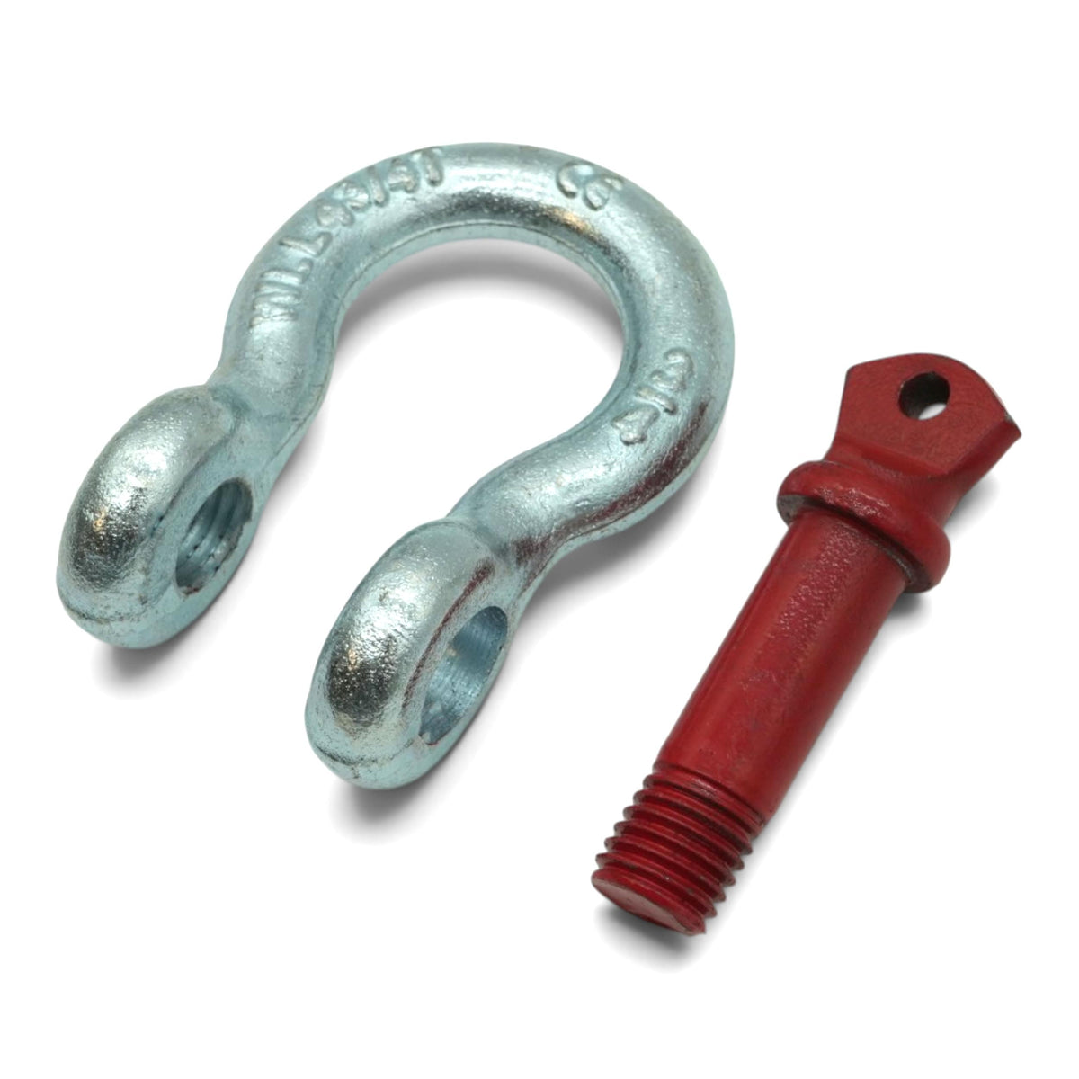 ProX 4 3/4 Ton 3/4" 0.75" Galvanized Screw Pin Anchor U Shackle.