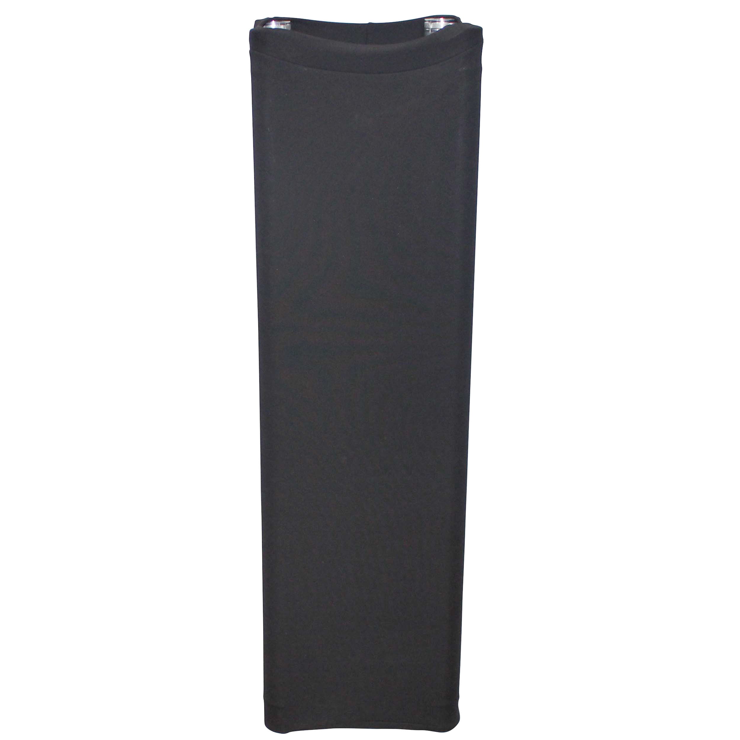 ProX Black 3.28ft 1M Lycra Cover Scrim Sleeve fits 12In. Quad Box Truss Segment