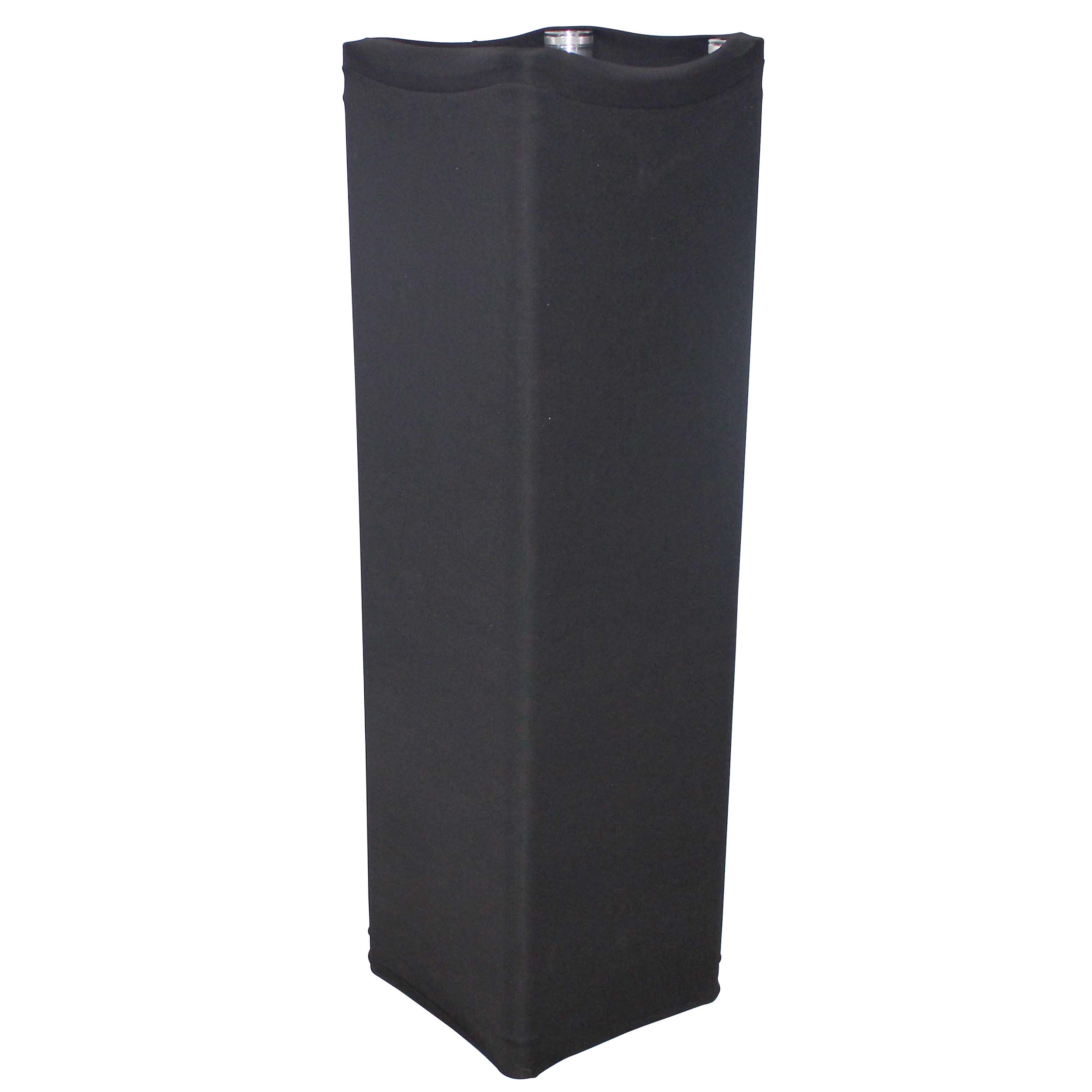 ProX Black 3.28ft 1M Lycra Cover Scrim Sleeve fits 12In. Quad Box Truss Segment