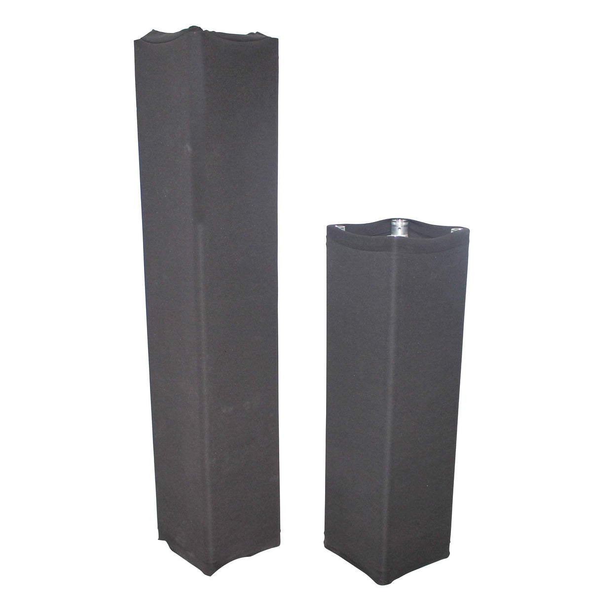 ProX Black 3.28ft 1M Lycra Cover Scrim Sleeve fits 12In. Quad Box Truss Segment.