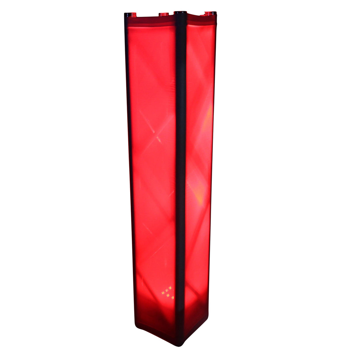 ProX White 4.92ft 1.50 meter Lycra Cover Scrim Sleeve fits 12" Quad Box Truss Segment.