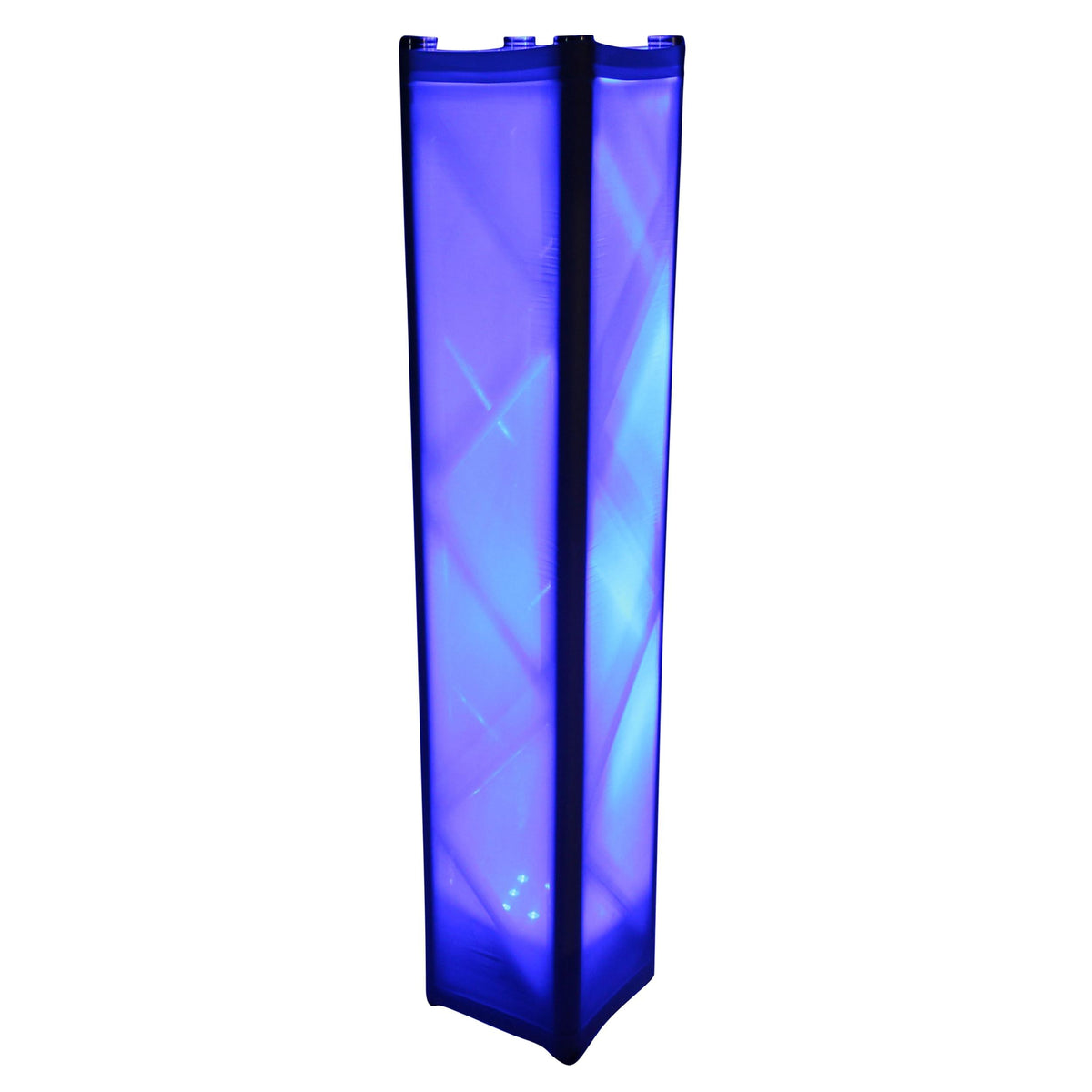 ProX White 4.92ft 1.50 meter Lycra Cover Scrim Sleeve fits 12" Quad Box Truss Segment.