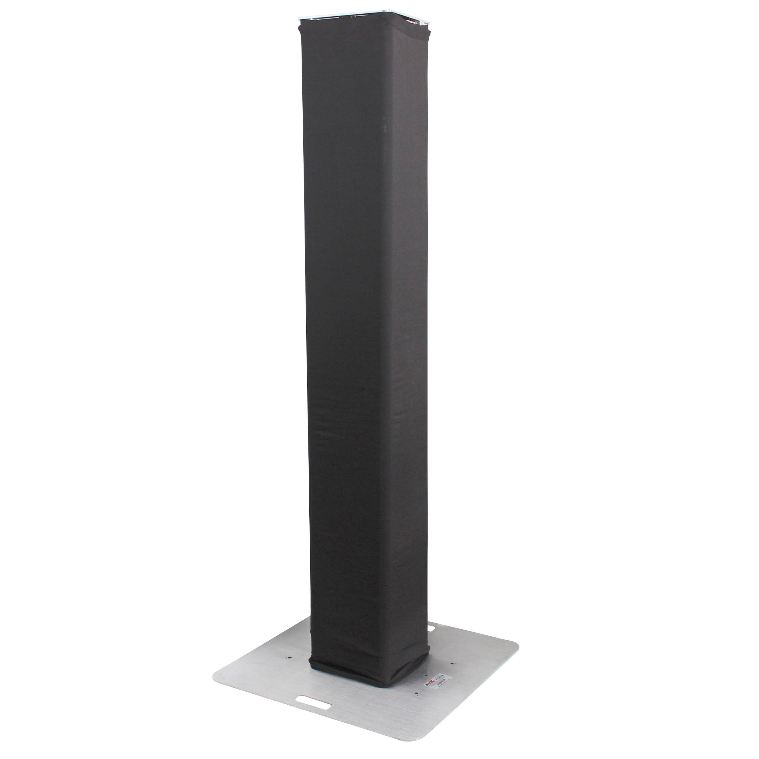 ProX BLACK 6.56Ft 2M Lycra Cover Scrim Sleeve fits 12In Quad Box Truss Segment