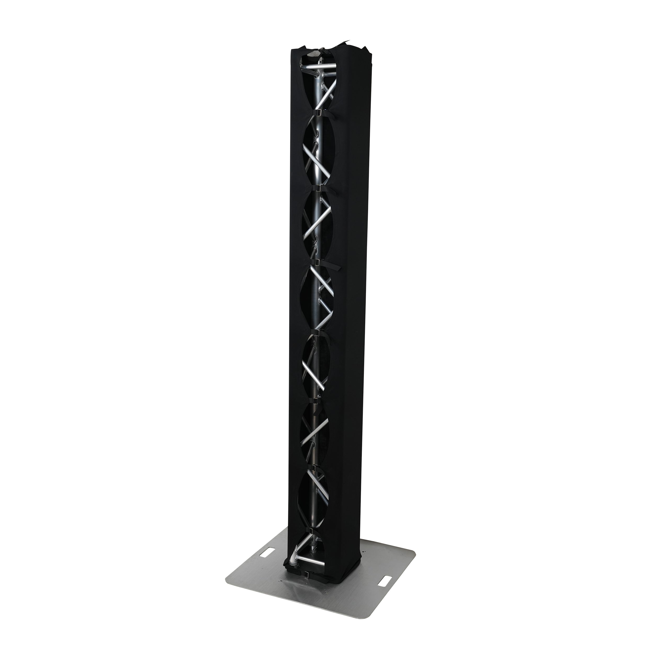 ProX Pair 8.20 FT 2.50M Box Truss 3 Side Black Scrim Cover incl. Bag