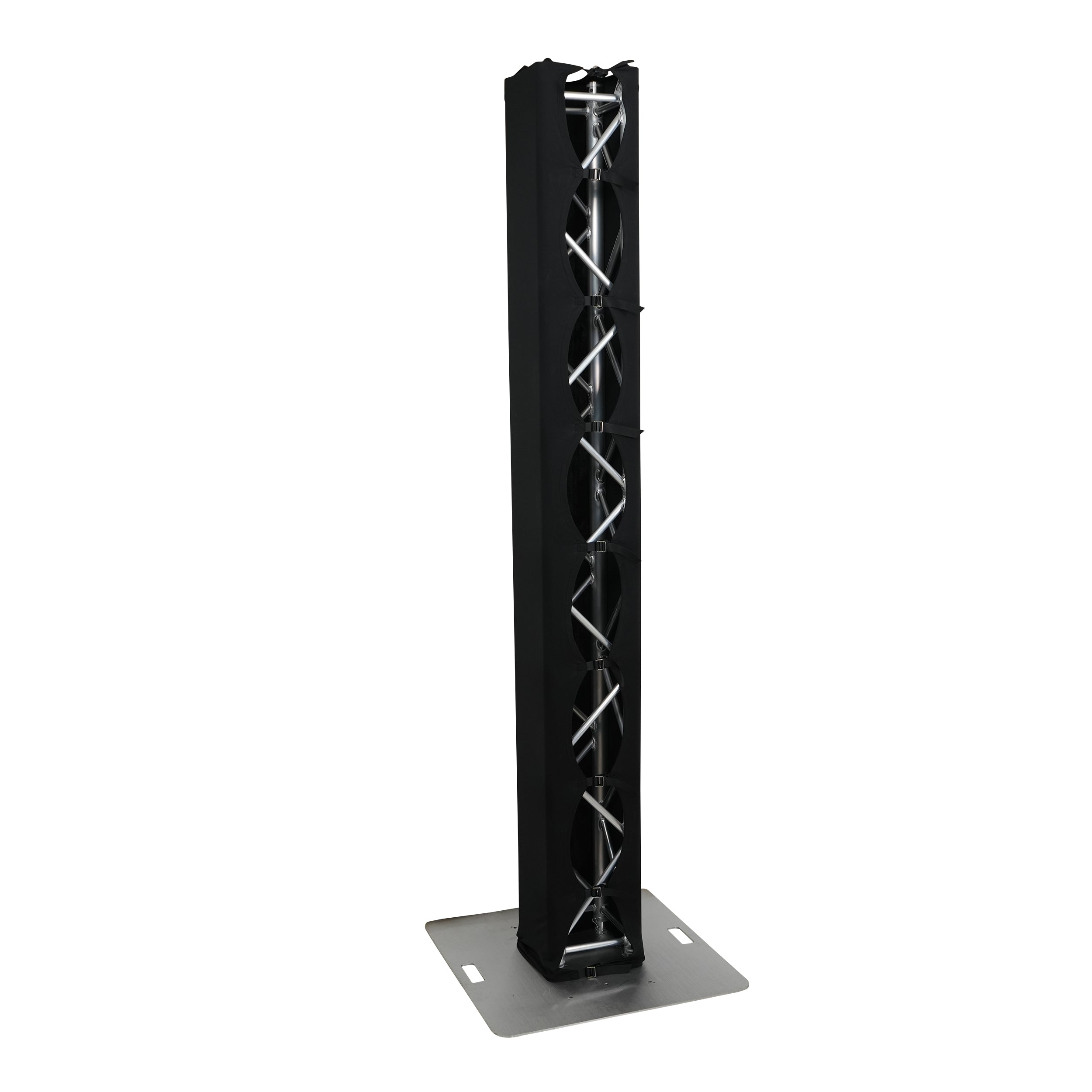 ProX Pair 8.20 FT 2.50M Box Truss 3 Side Black Scrim Cover incl. Bag