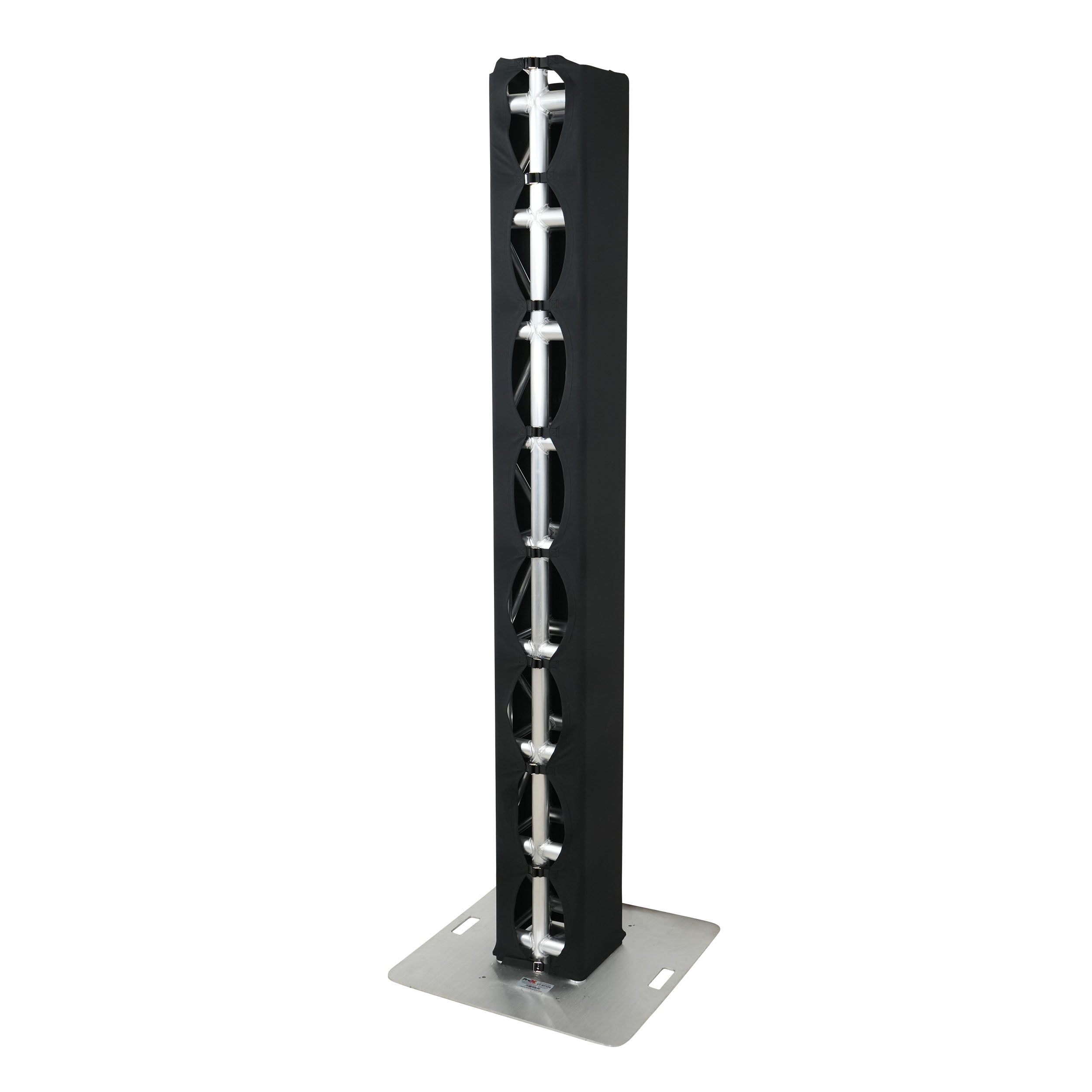 ProX Pair 8.20 FT 2.50M Box Truss 3 Side Black Scrim Cover incl. Bag