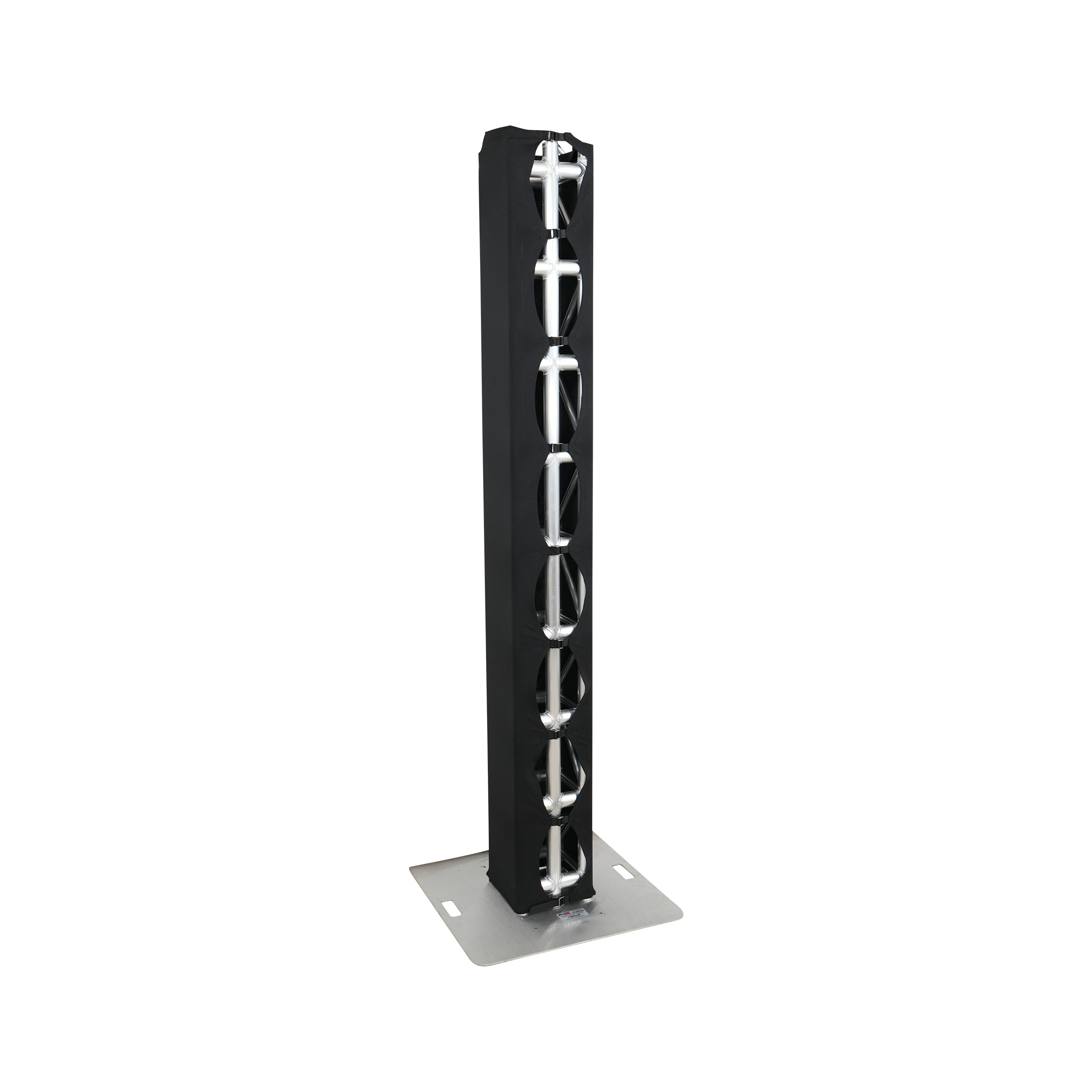 ProX Set of 2 9.84 FT 3.00M Box Truss 3 Side Black Scrim Cover incl. Bag
