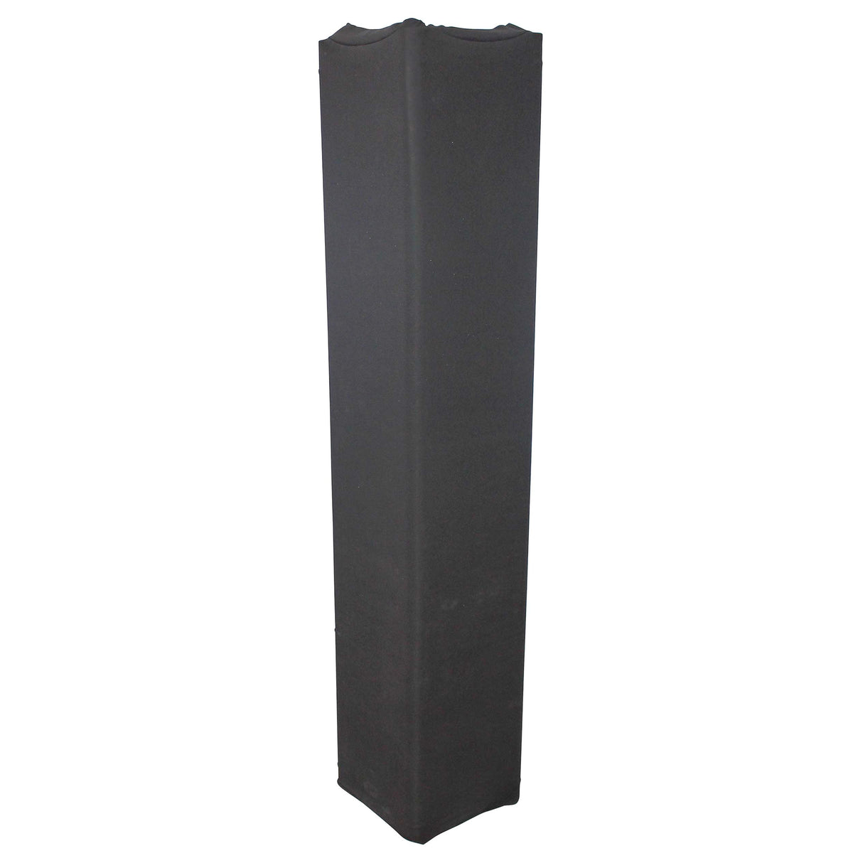 ProX Black 8.20Ft 2.50M Lycra Cover Scrim Sleeve fits 12In. Quad Box Truss Segment.