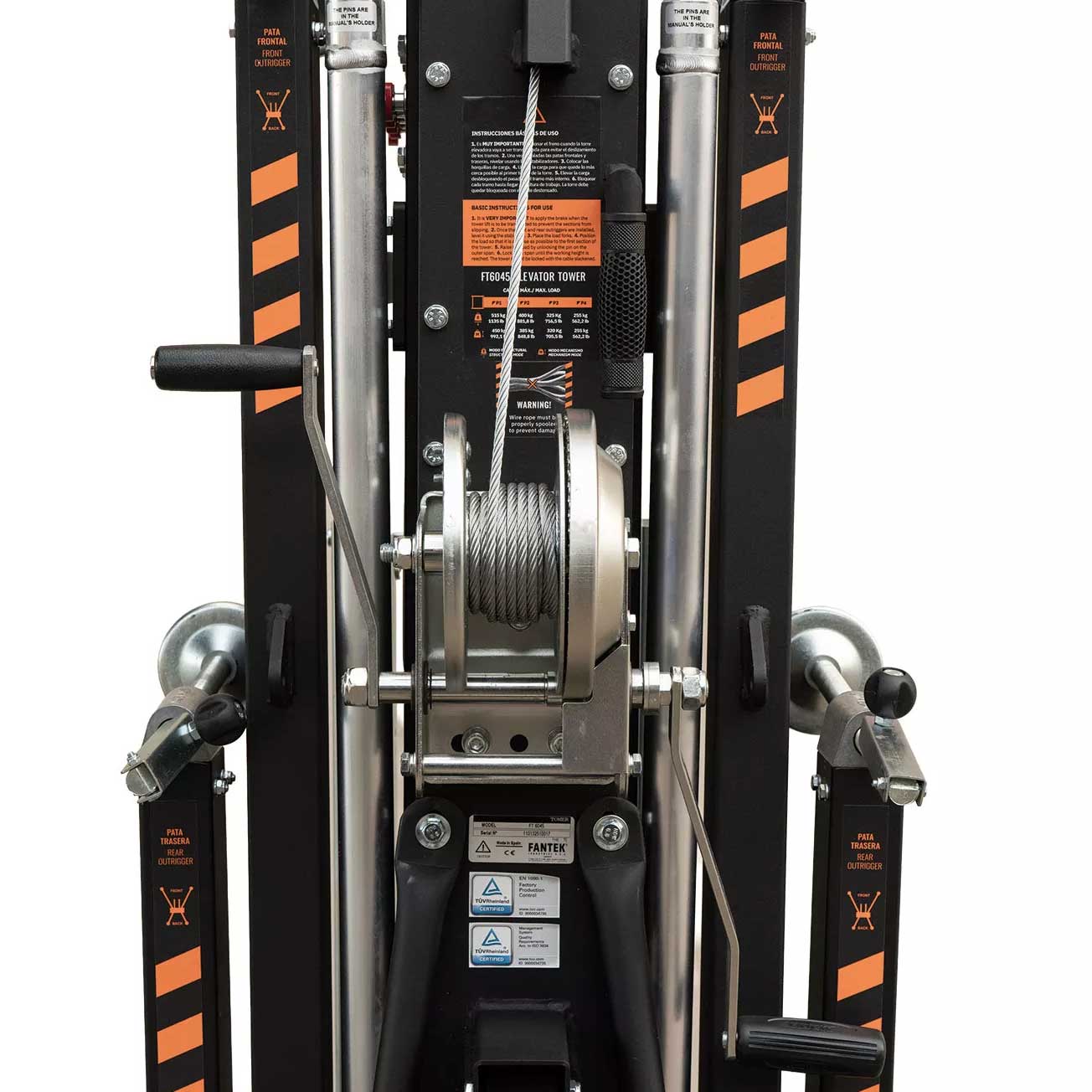 ProX FANTEK Spain Compact Front Loading Lifting Line Array Systems Tower 728 lbs Cap Max Height 19.52ft Incl Line Array Adapter New