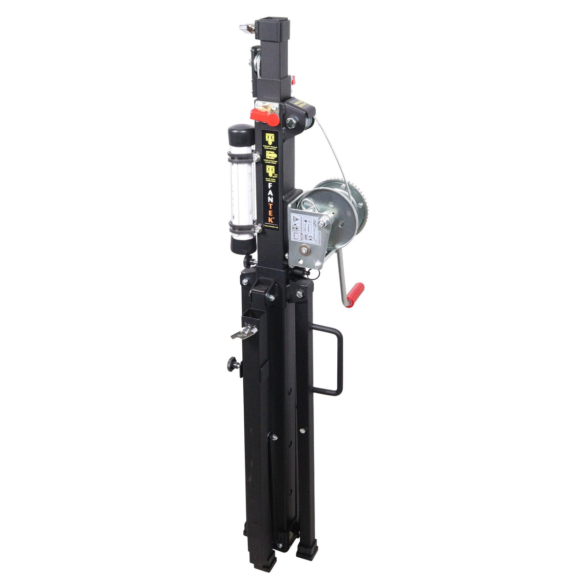 ProX Top Loading Truss Lifting Tower - Capacity 220 lbs Max Height 12.47 ft - Made in Spain by Fantek.