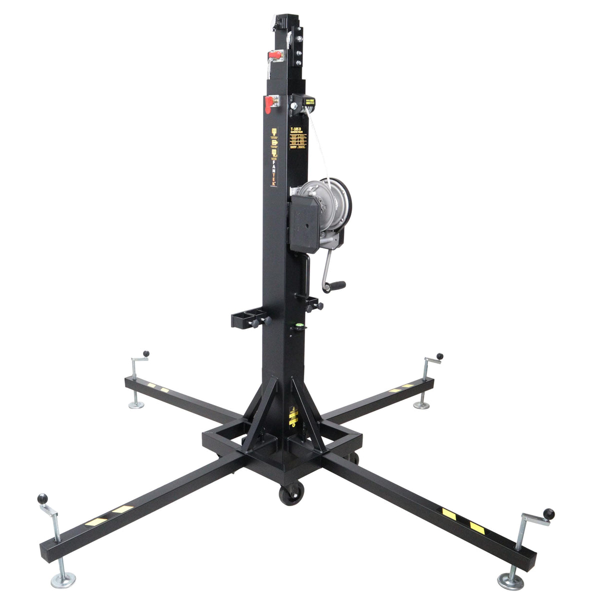 ProX Top Loading Lifting tower - Capacity 496 lbs Max Height 17 ft - Made in Spain by Fantek.