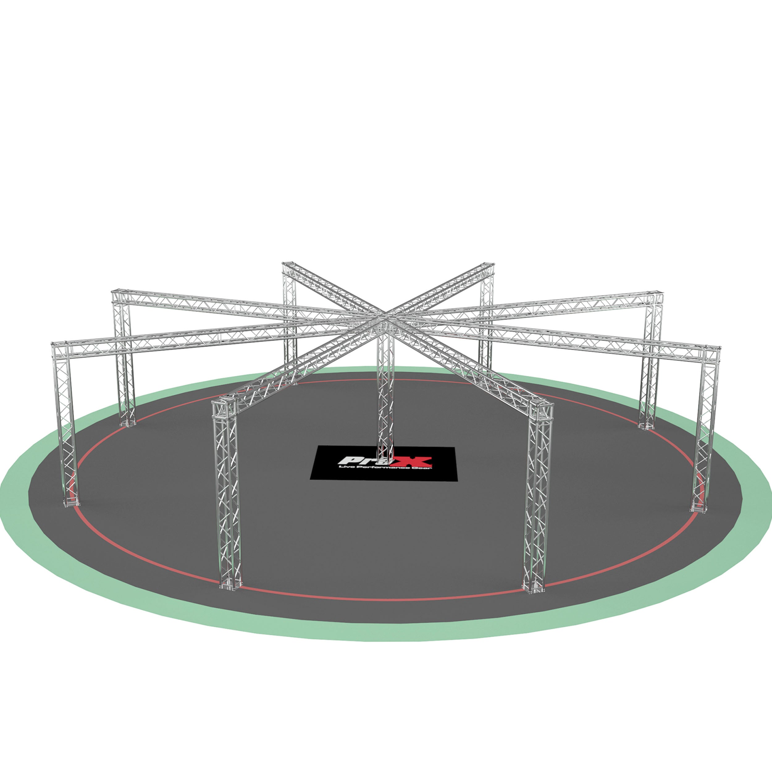 ProX F34 Spider Trade Show Display Booth Truss System – 9 x 38 Ft.