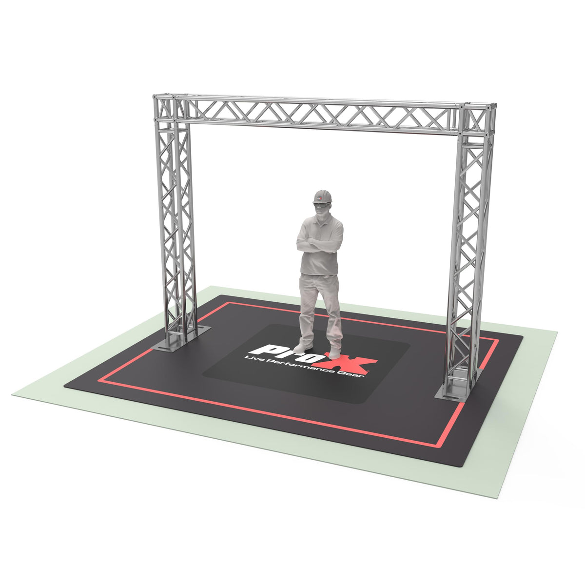 ProX Goal Post Truss System - 11.75 Ft W x 9.20 Ft H - 2mm Heavy Duty Truss.