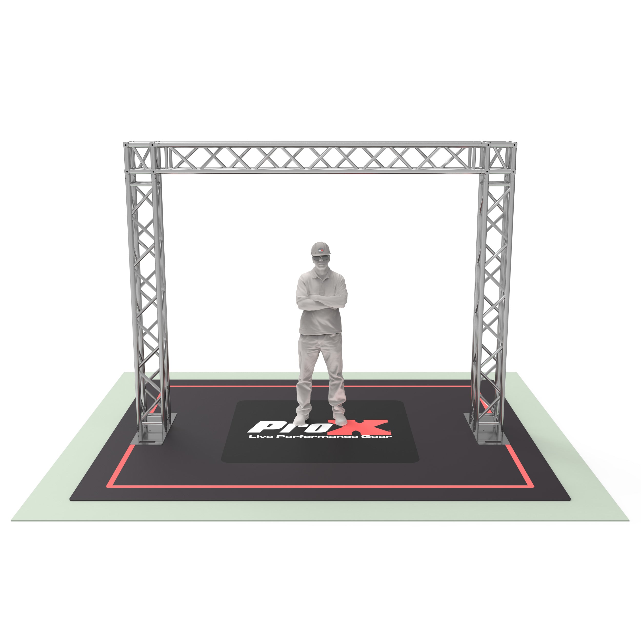 ProX Goal Post Truss System - 11.75 Ft W x 9.20 Ft H - 2mm Heavy Duty Truss