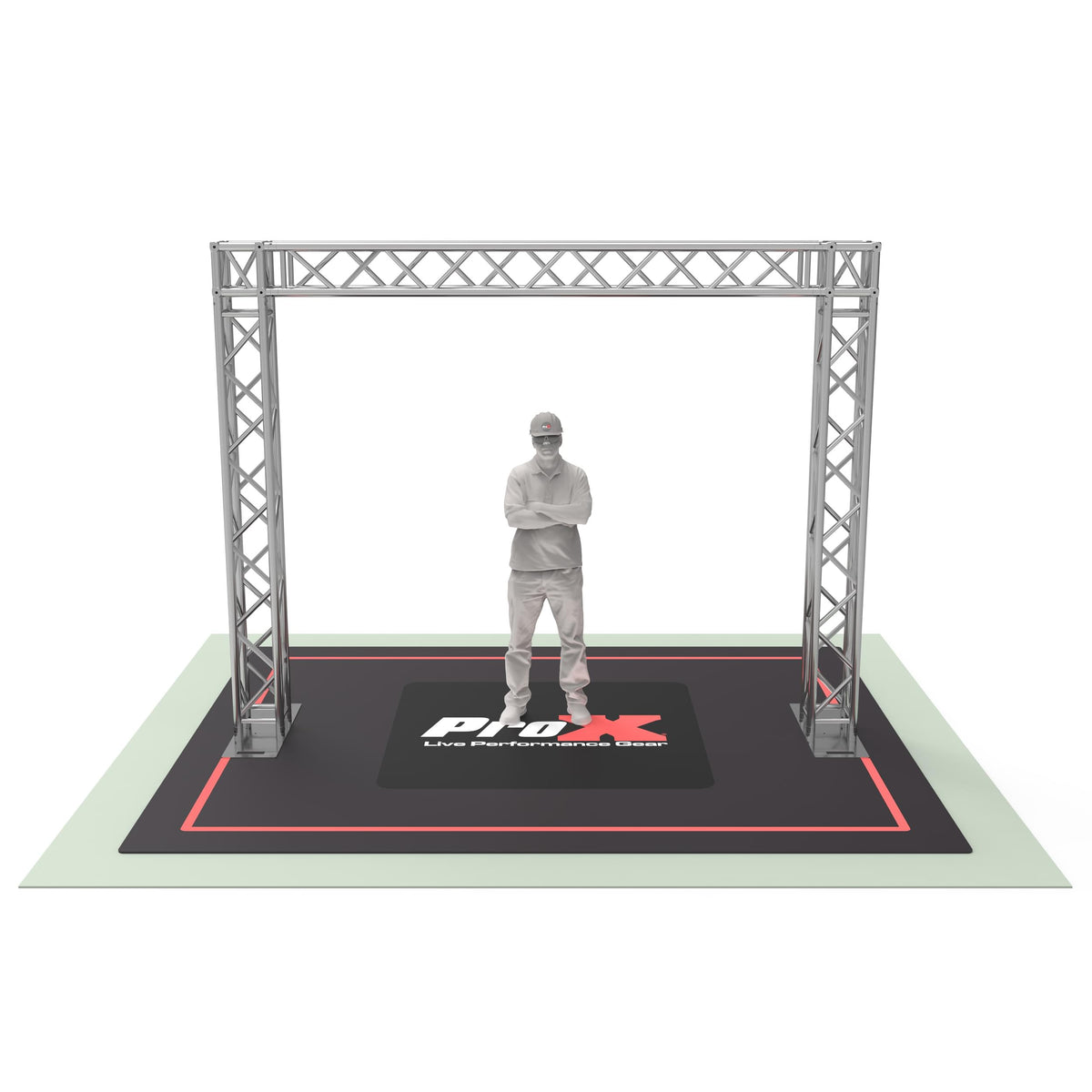 ProX Goal Post Truss System - 11.75 Ft W x 9.20 Ft H - 2mm Heavy Duty Truss.