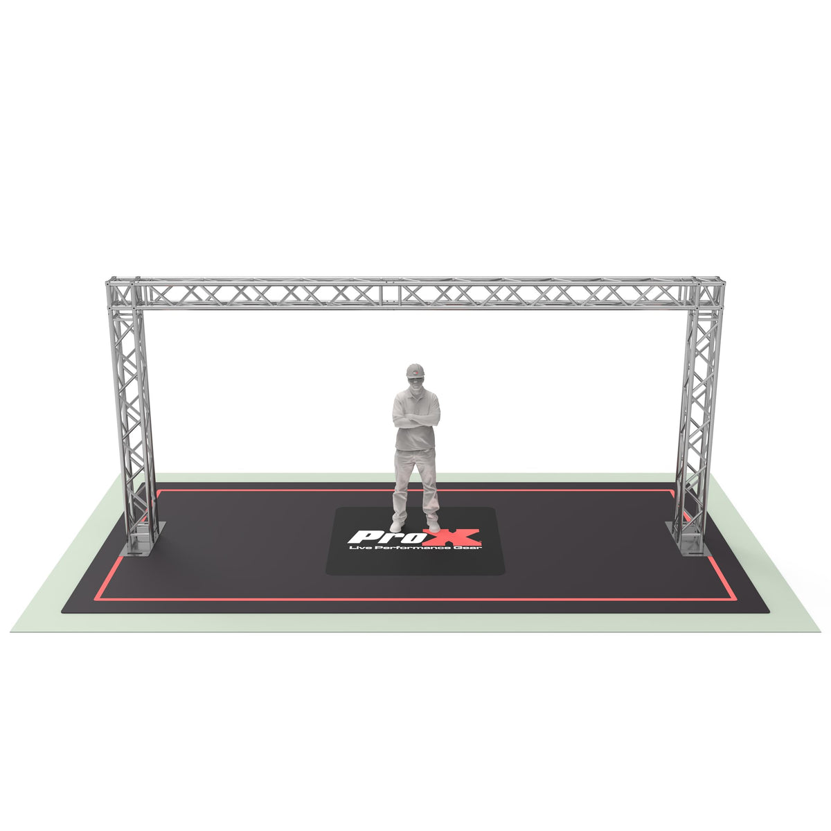 ProX Goal Post 9.8 x19.68 Exhibition Module Finish Line Stand Truss Package.