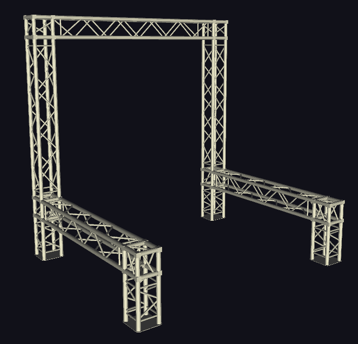 ProX 10' x 10' Exhibition Module Stand Truss Package