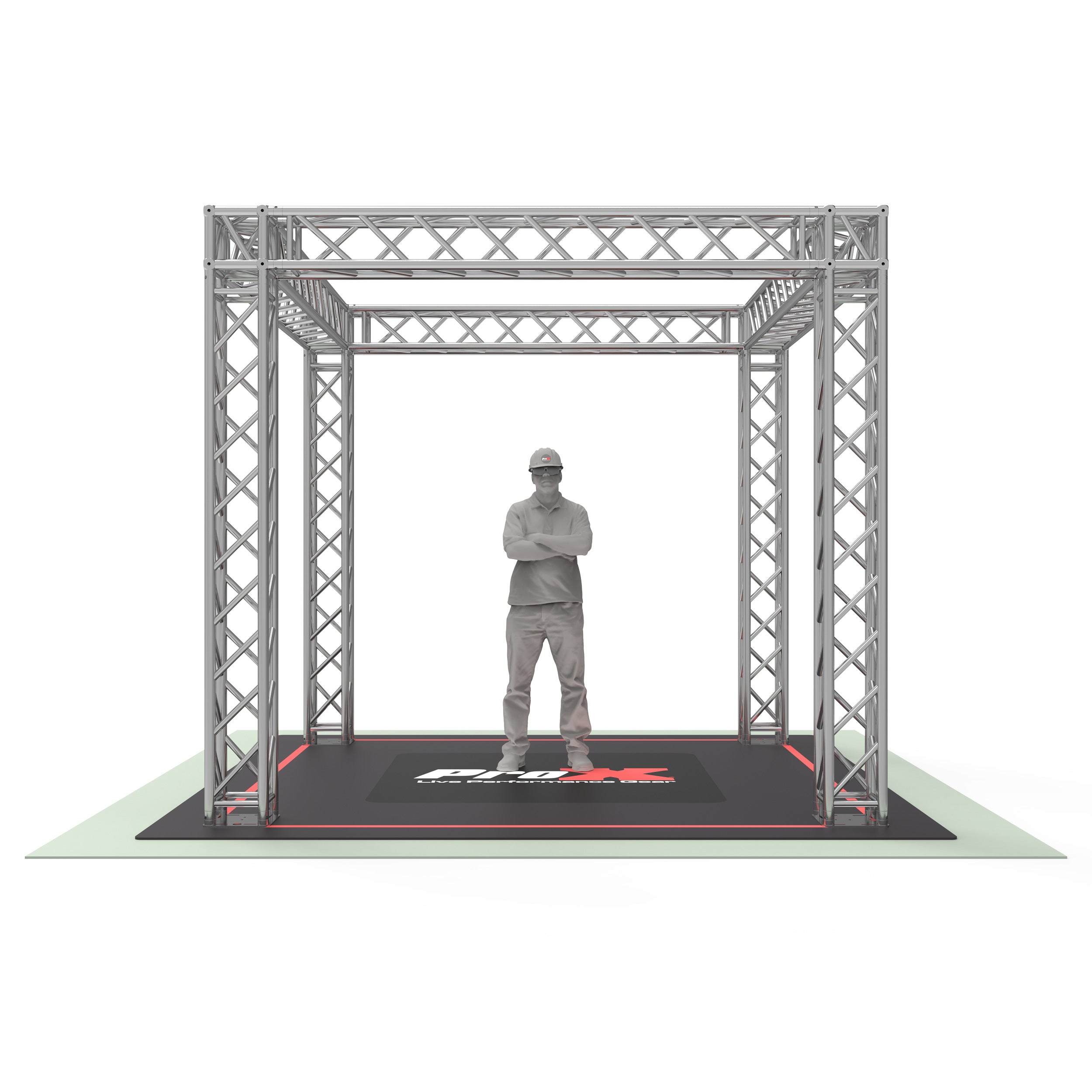 ProX Tradeshow Booth 10.10 W X 10.10 L X 9.20 FT H - K SERIES Light Duty