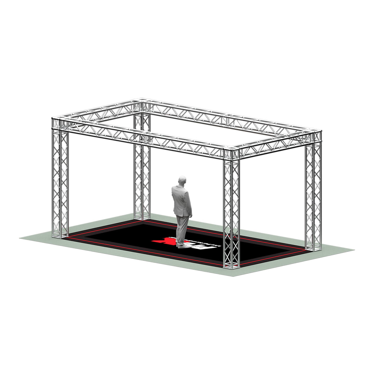 ProX 10' x 20' Exhibition Module Stand Truss Package.