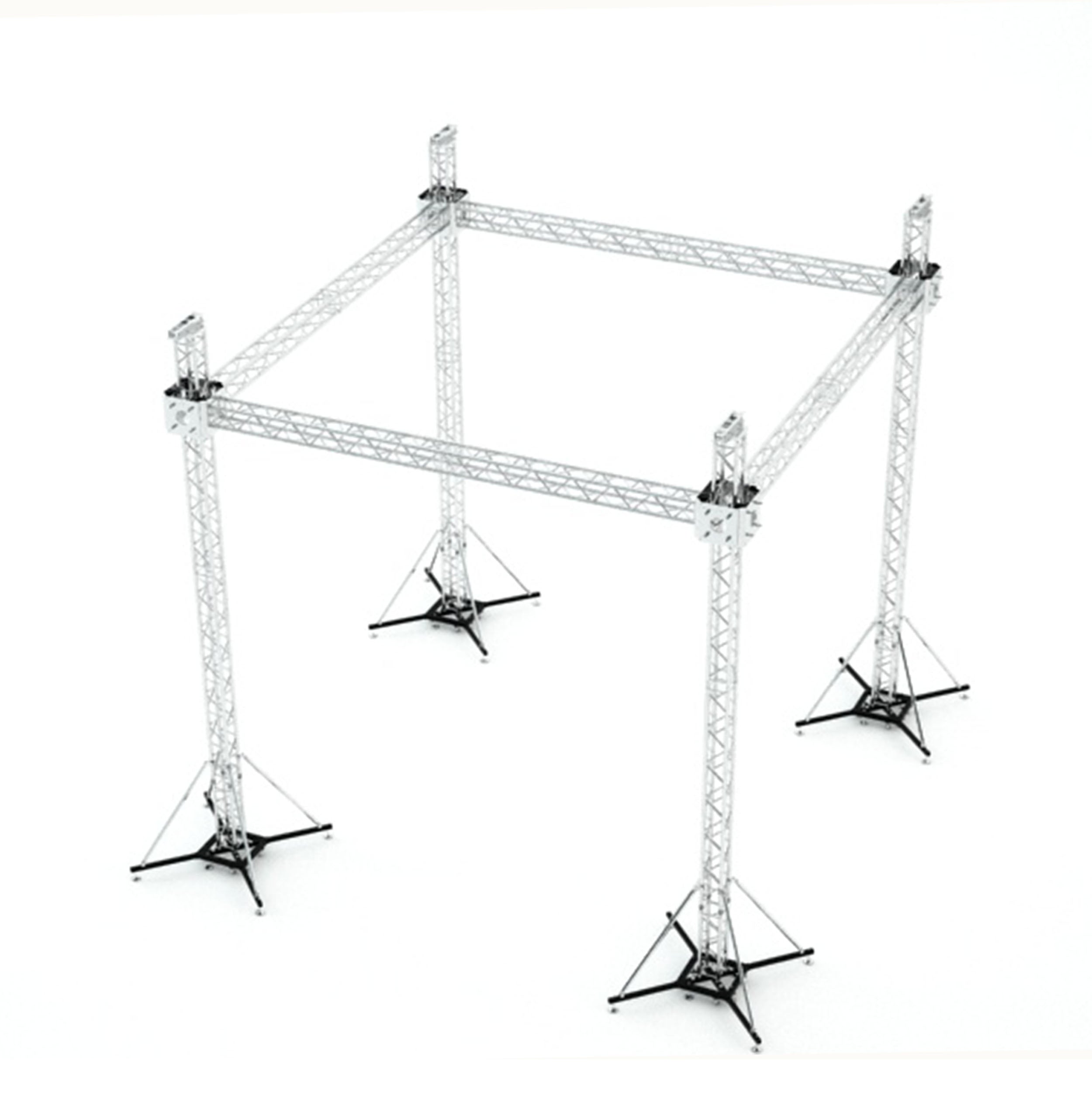ProX F34 Stage Roofing Truss System with Ground Support and Chain Hoists – 20x20x23 Ft.