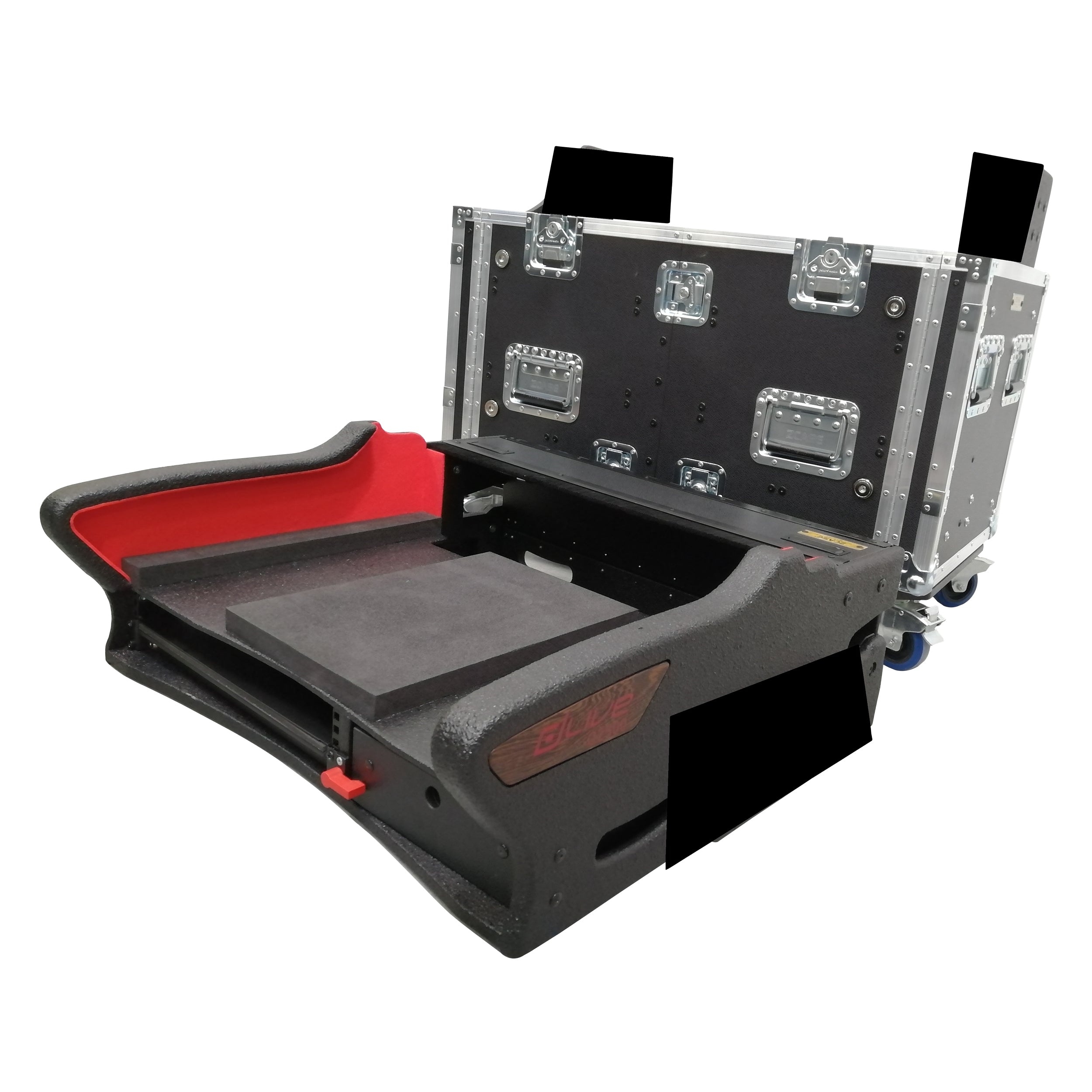 ProX Flip-Ready Easy Retracting Hydraulic Lift Case for Allen and Heath DLive C2500 Console by ZCase® Custom Order